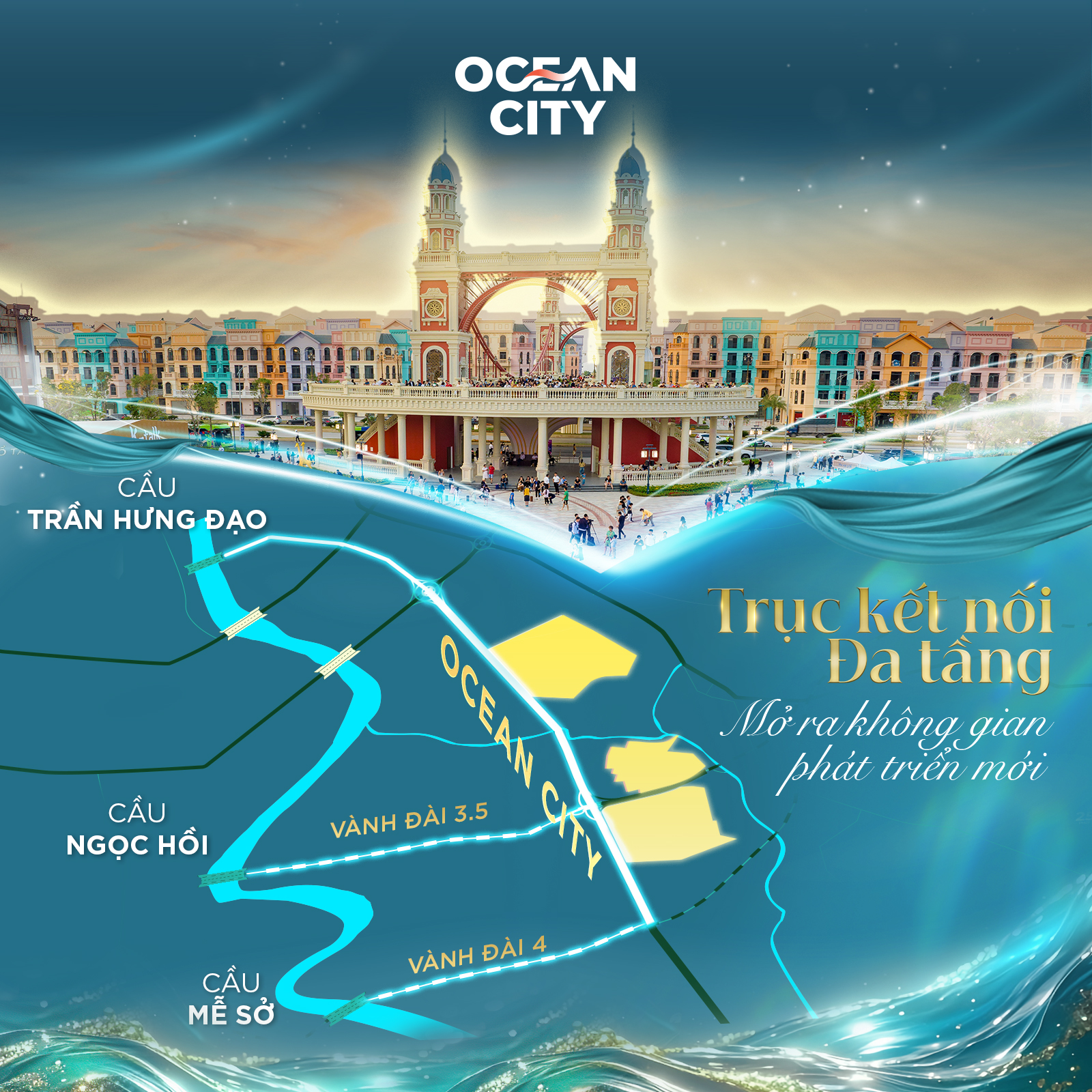 Trục kết nối đa tầng - Mở lối giao thương