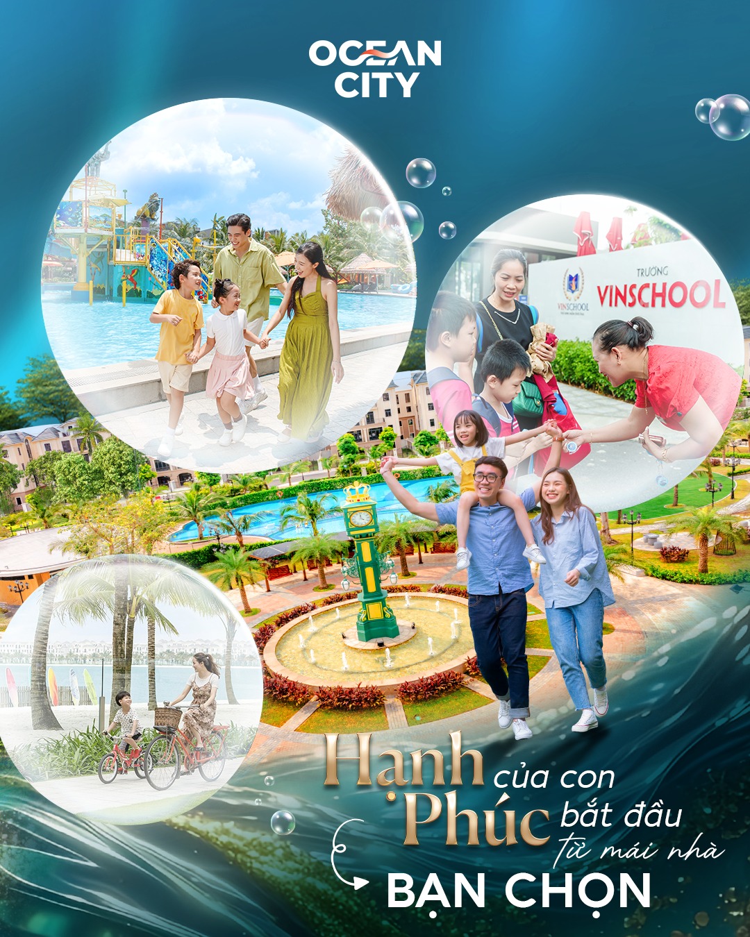 [Bất Động Sản 68 - batdongsan68.vn] Vinhomes Ocean Park 2 - Vinhomes Ocean Park 3: Vì tuổi thơ của con chỉ có một lần và không bao giờ có thể quay trở lại nên cha mẹ hiểu rằng: không gian môi trường sống quyết định chất lượng tuổi thơ và tương lai của con trẻ. Tại Ocean City có đầy đủ các giá trị sống mà gia đình trẻ cần và được đặt lên hàng đầu.