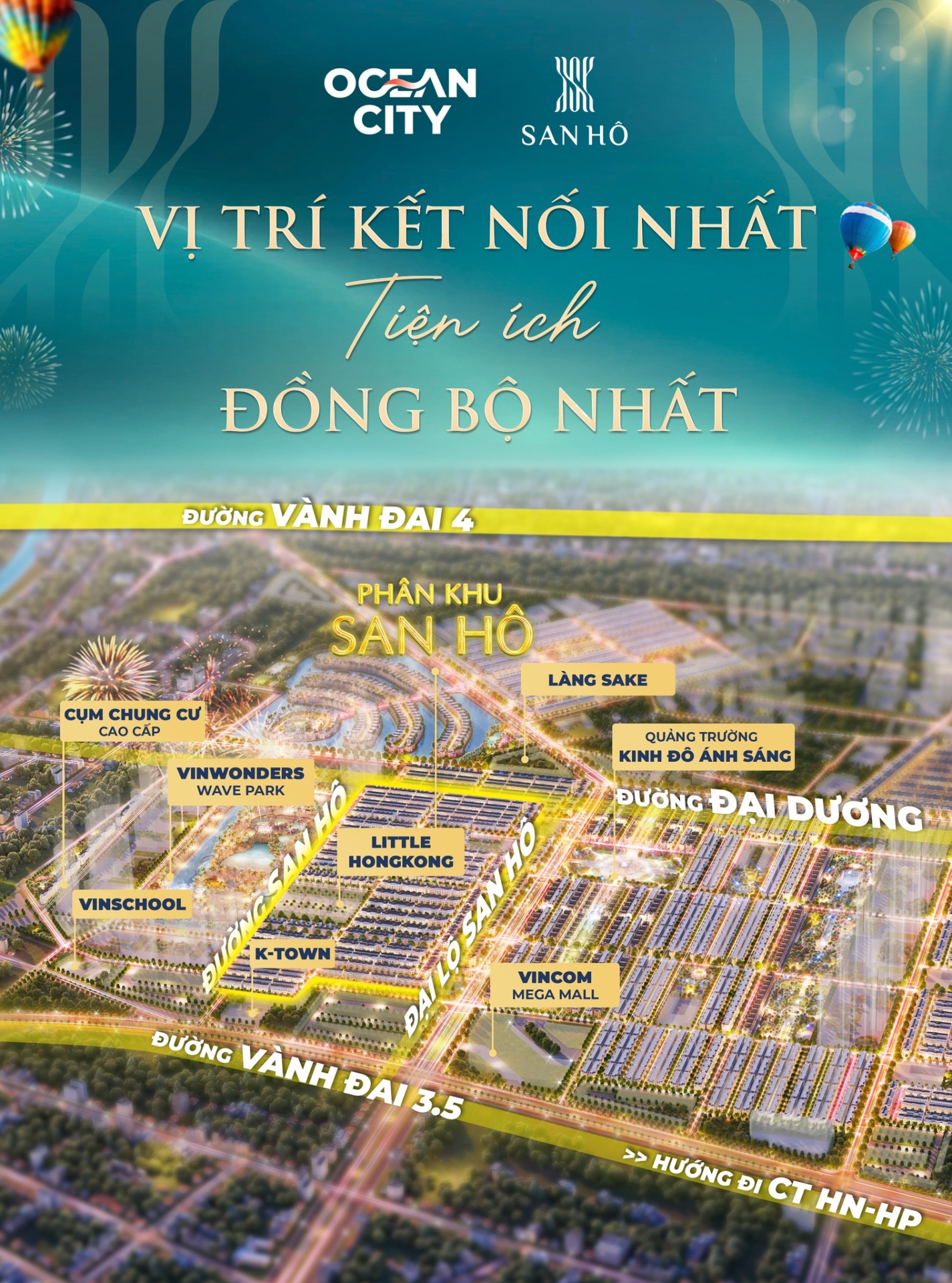 Thị trấn San Hô: Vị trí kết nối nhất - Tiện ích đồng bộ nhất