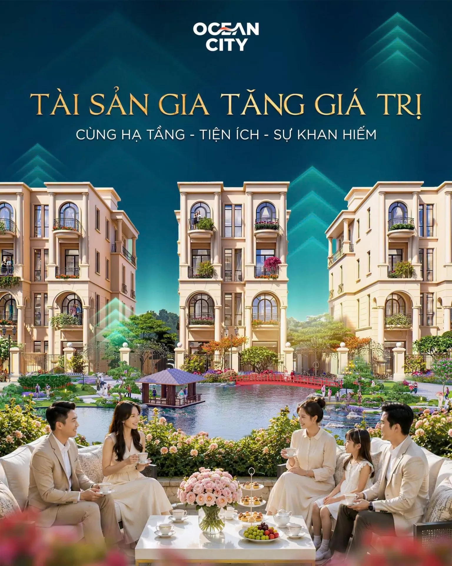 Ocean City - Giá trị sở hữu được bồi đắp theo thời gian