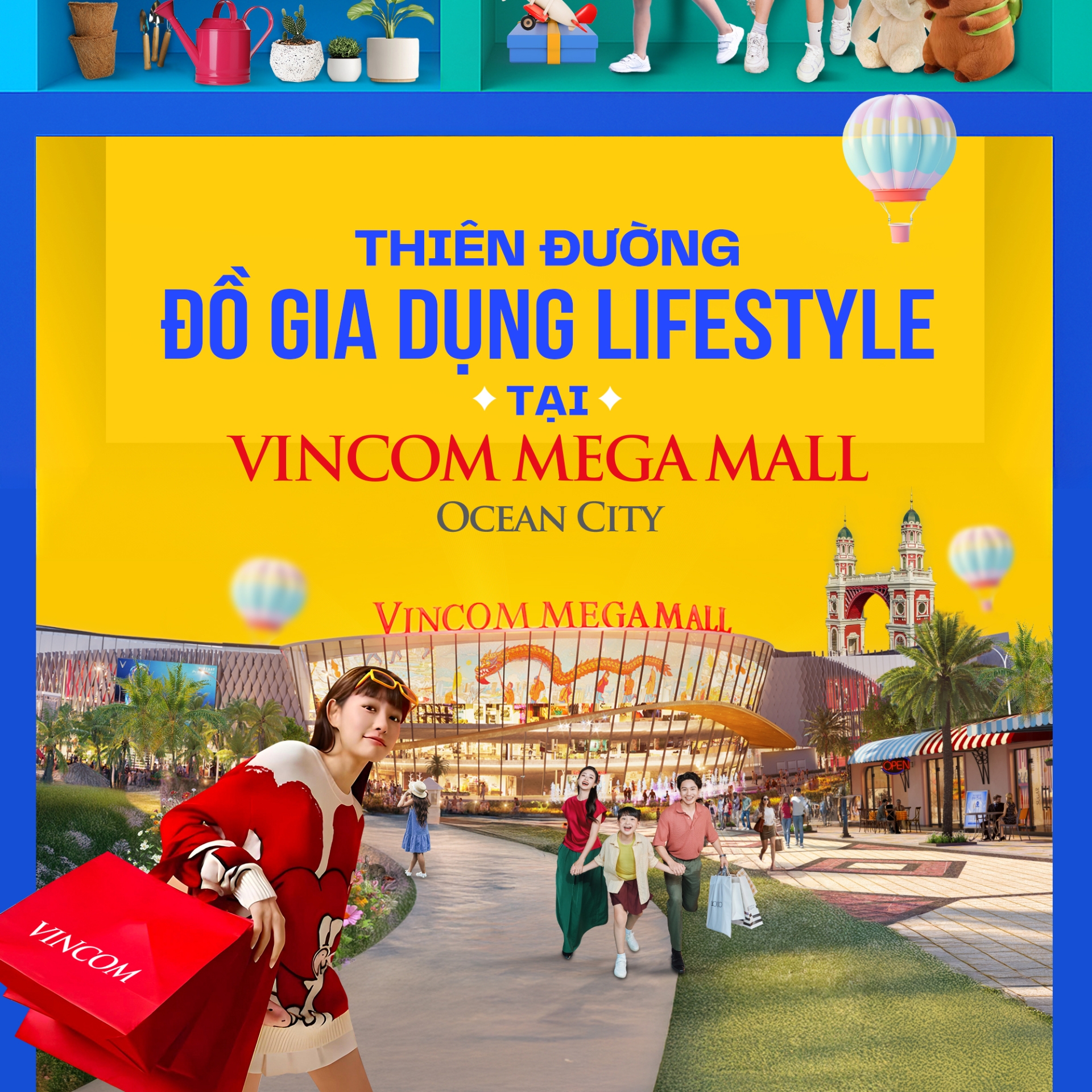 Thiên đường đồ gia dụng lifestyle chuẩn quốc tế đã cập bến Vincom Mega Mall Ocean City