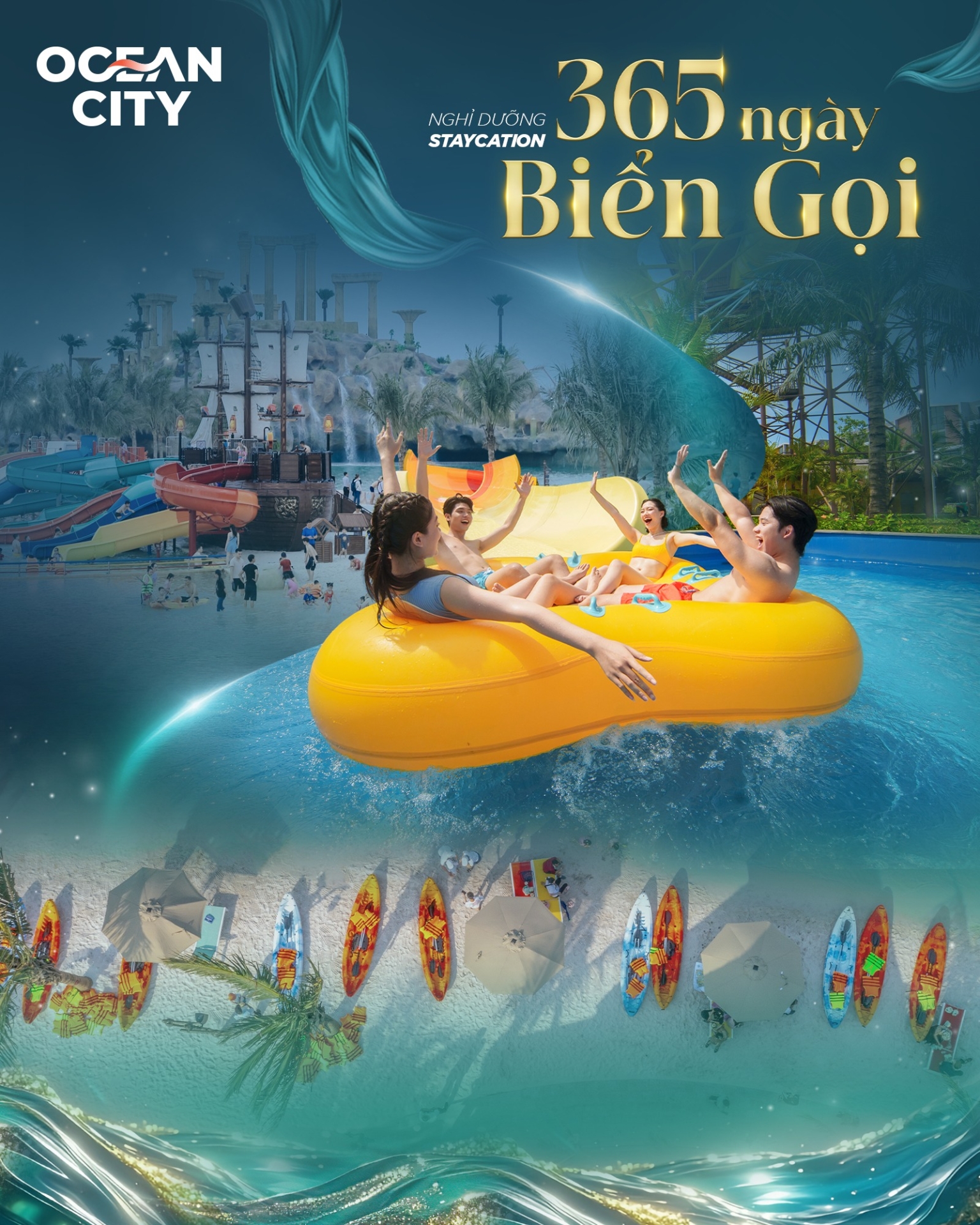 Nghỉ dưỡng Staycation – 365 ngày biển gọi tại Ocean City