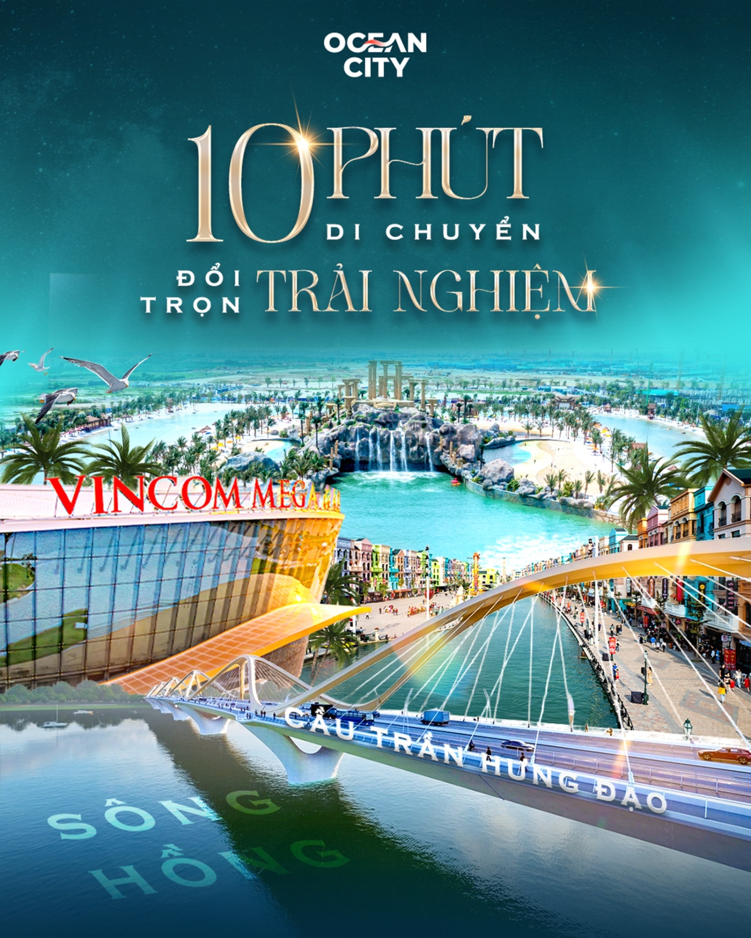 10 phút di chuyển, đổi trọn trải nghiệm