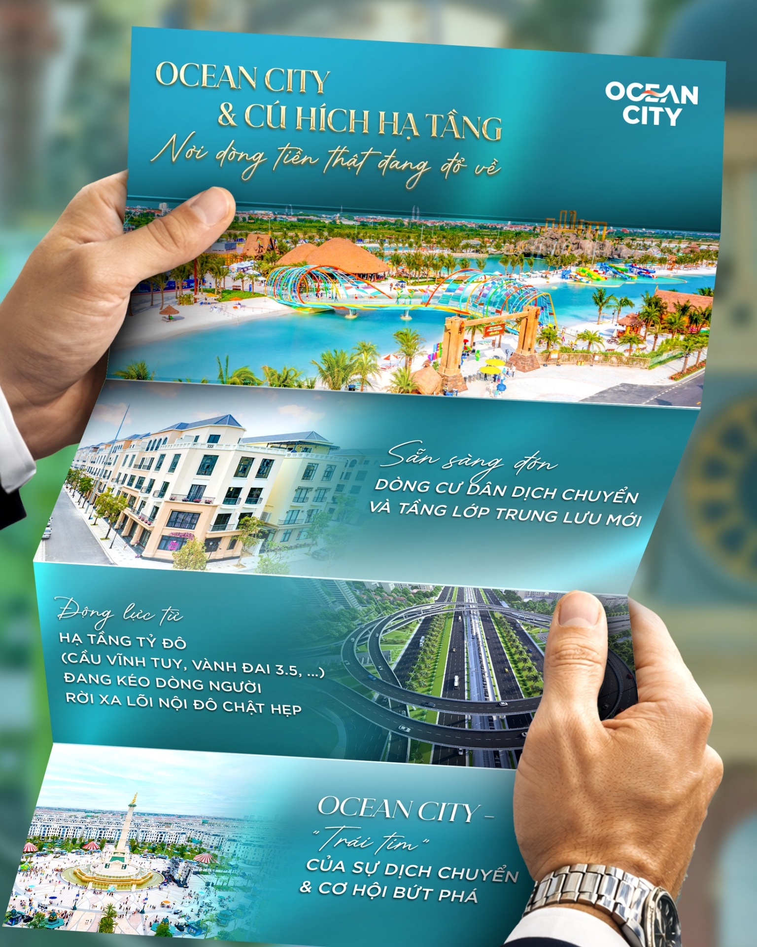 Ocean City & Cú hích hạ tầng tỷ đô: Nơi dòng tiền thật đang đổ về