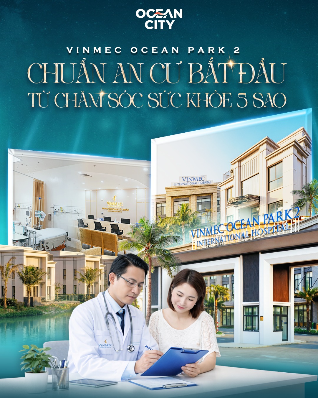 Vinmec Ocean Park 2 - Chuẩn an cư bắt đầu từ chăm sóc sức khỏe 5 sao