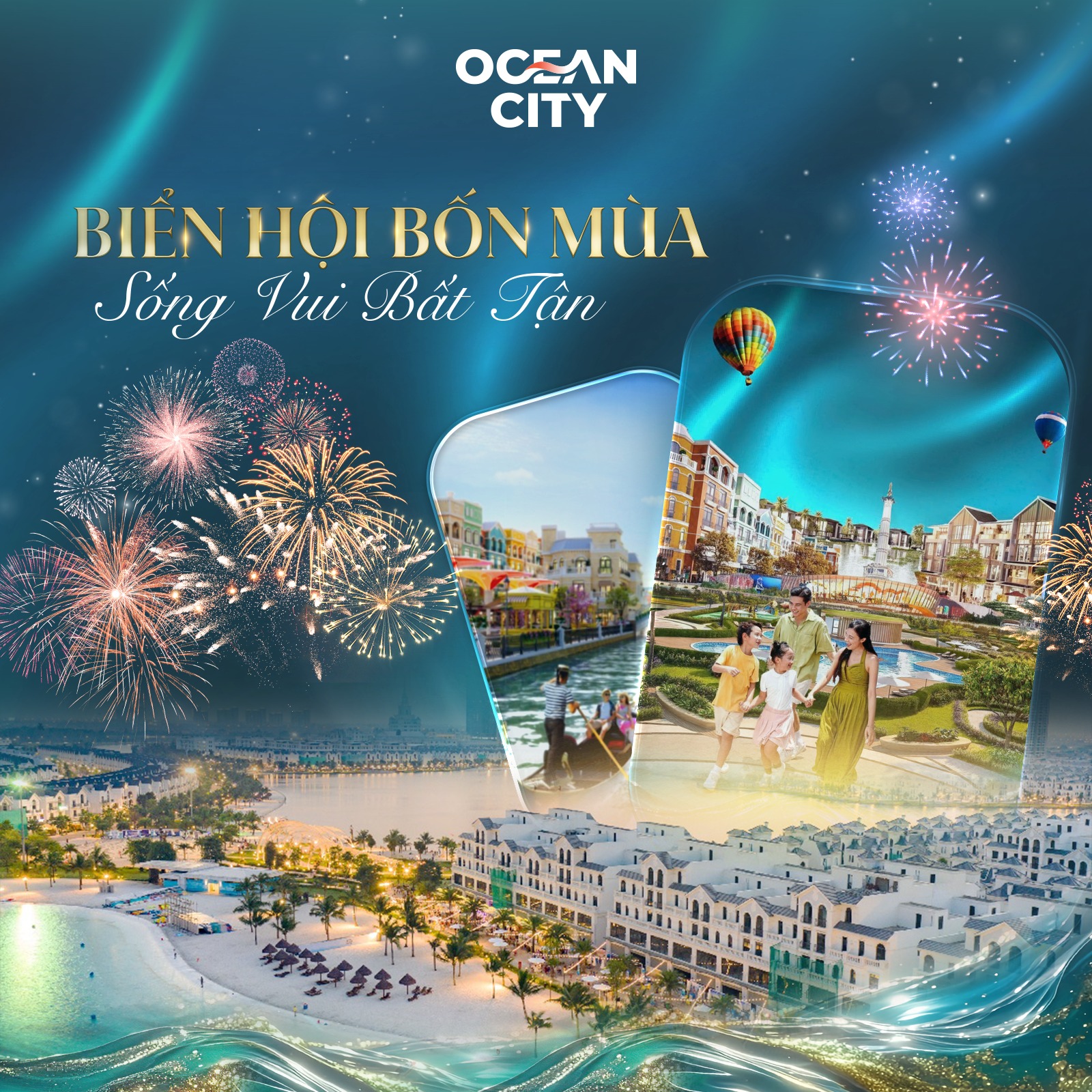 Biển hội bốn mùa - Sống vui bất tận