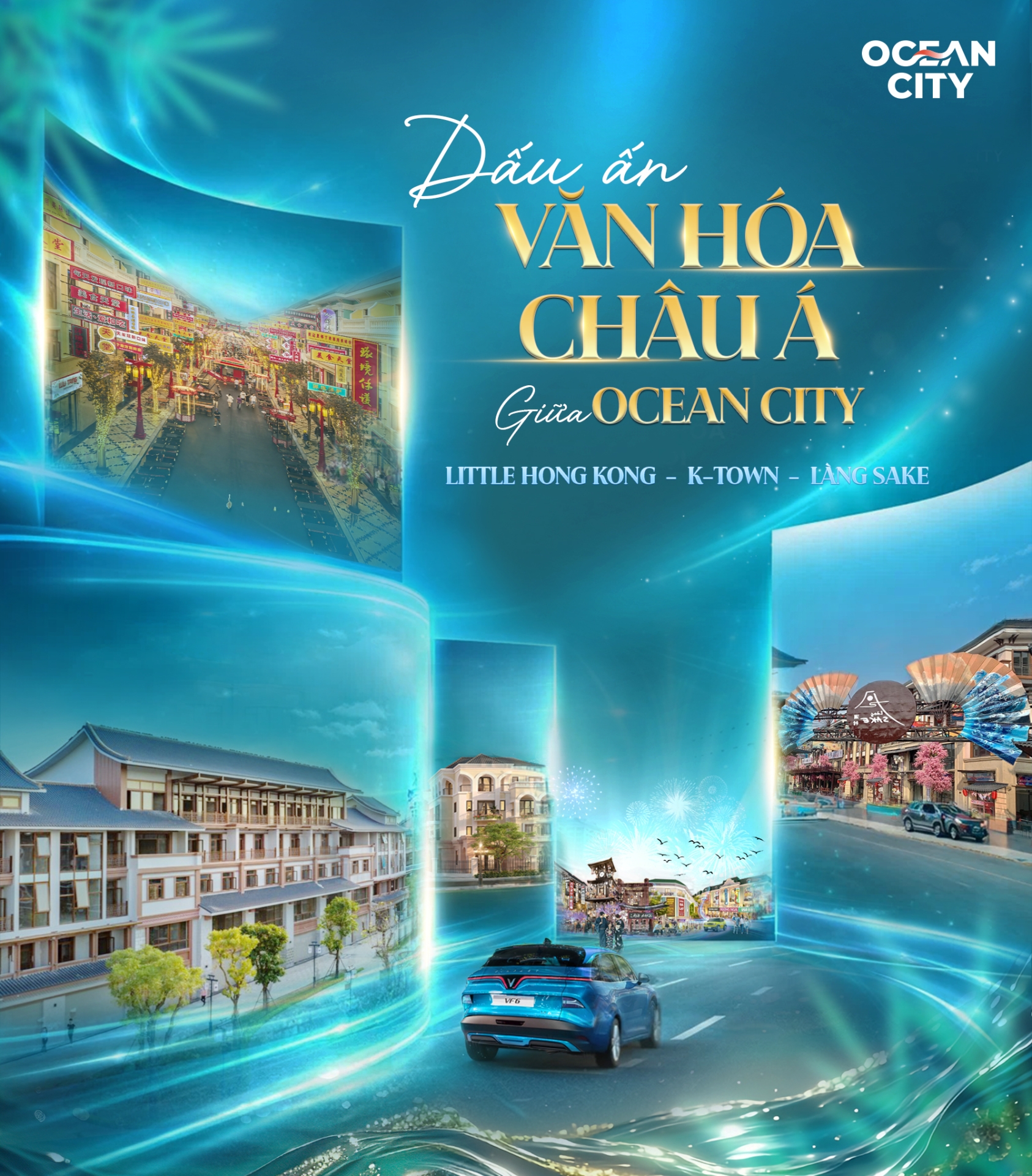 Little Hong Kong, K-Town, Làng Sake - Dấu ấn văn hóa Châu Á sống động Ocean City