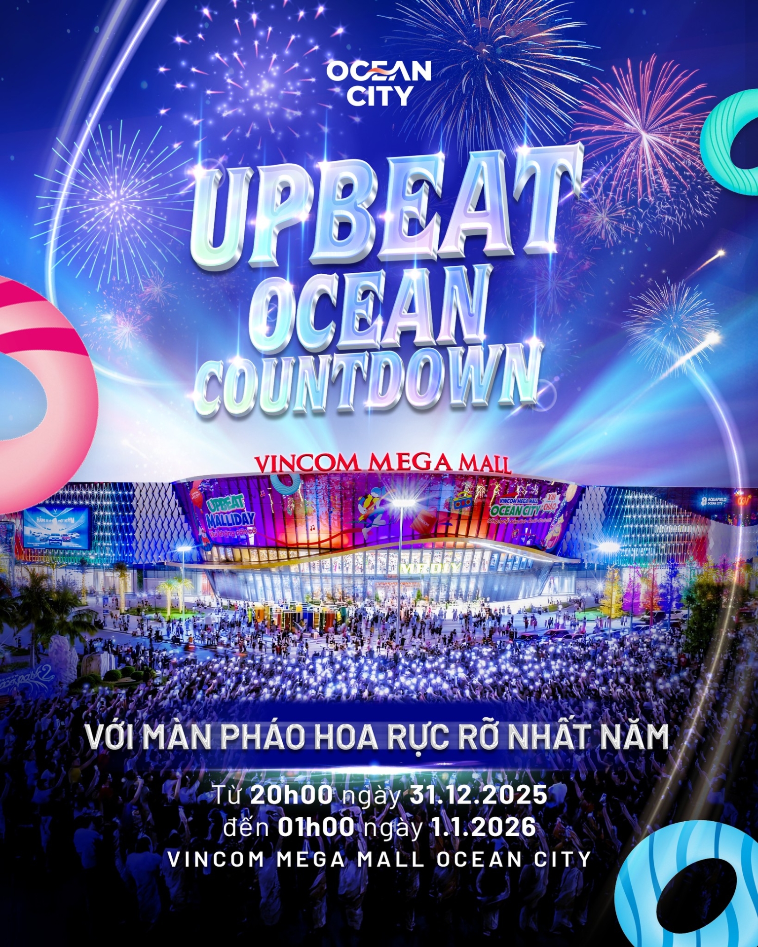 Sẵn sàng bùng nổ cùng Upbeat Ocean Countdown 2026