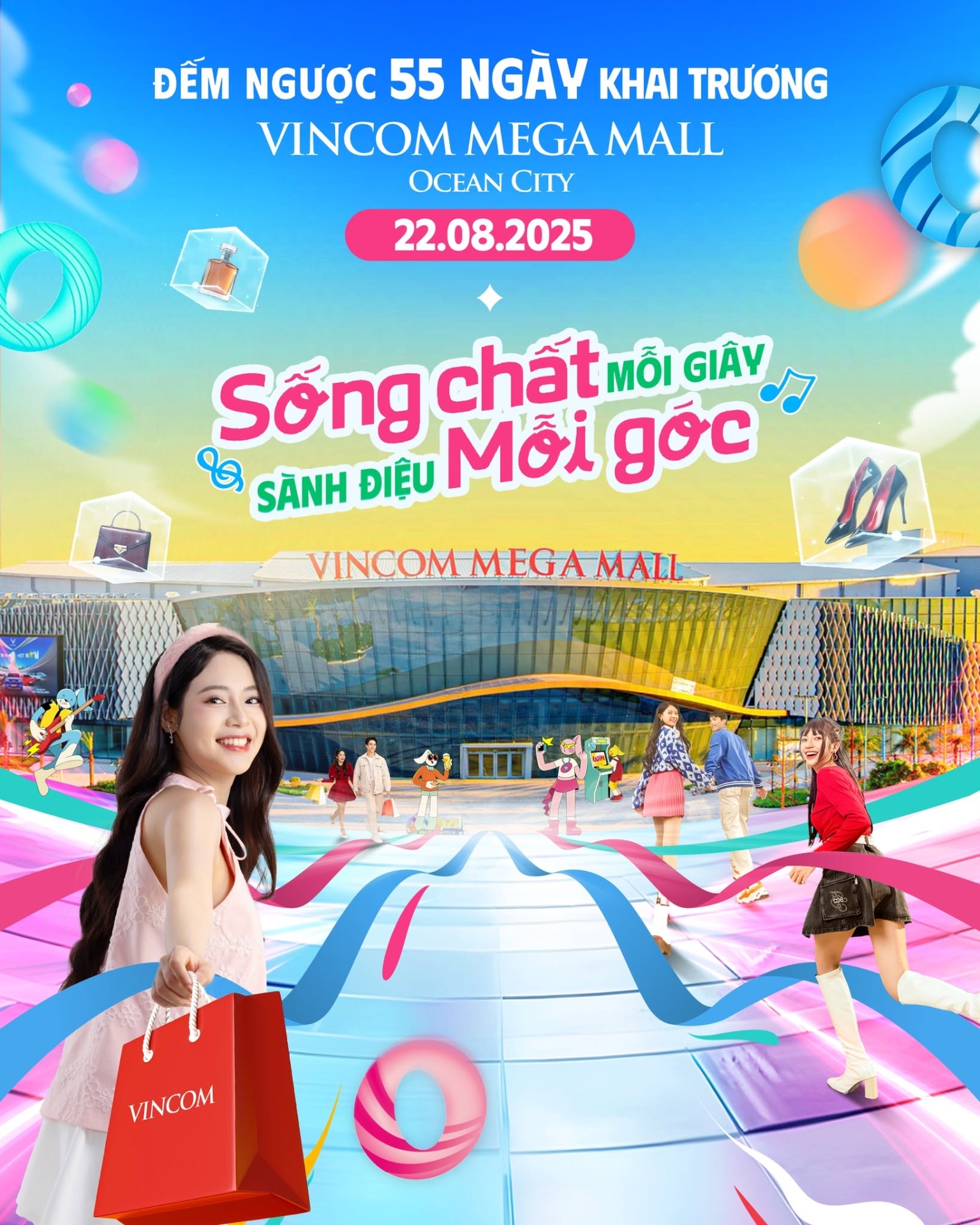 Đếm ngược 55 ngày Vincom Mega Mall Ocean City - Chính thức khai trương