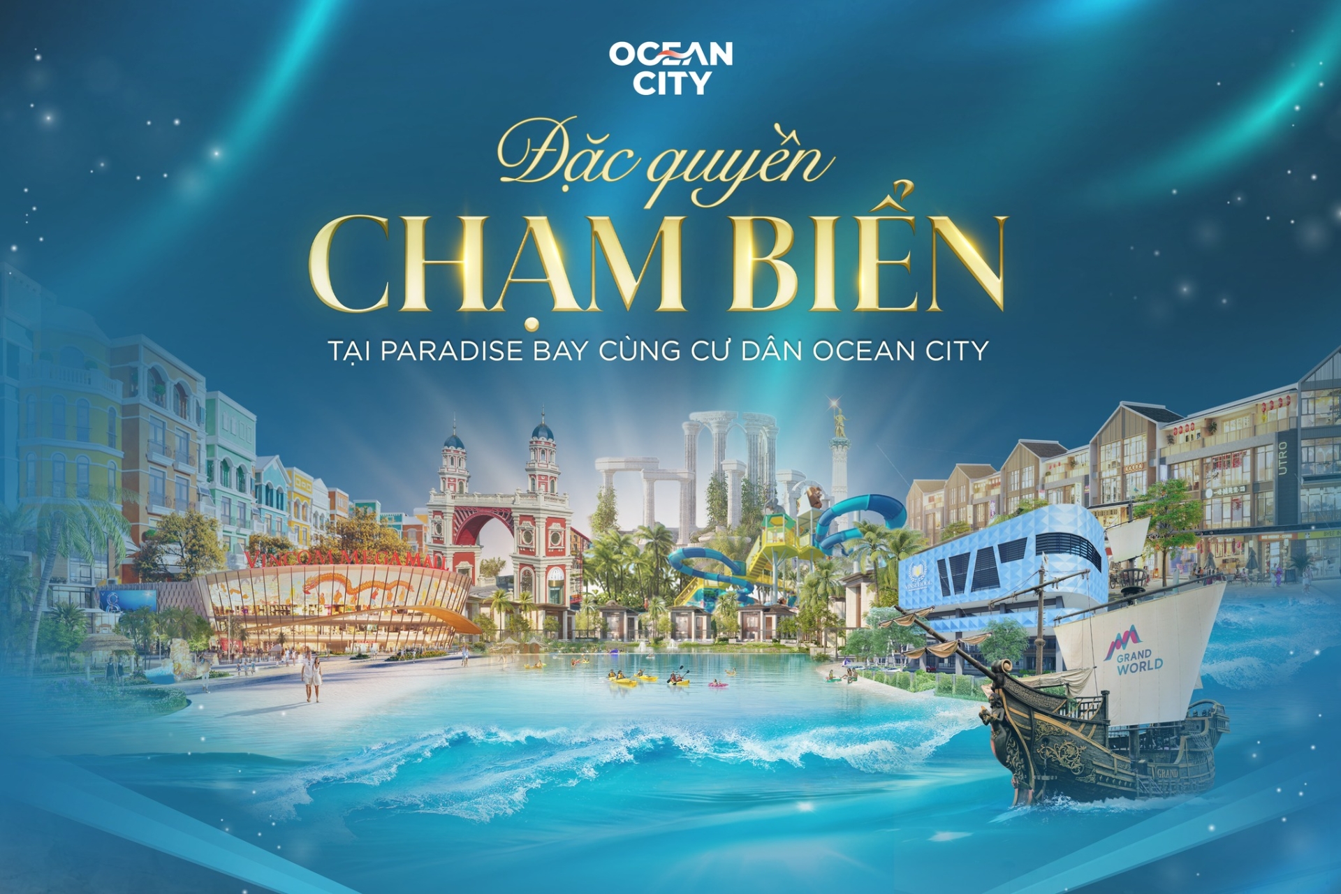 Đặc quyền chạm biển mỗi ngày tại Paradise Bay cùng cư dân Ocean City