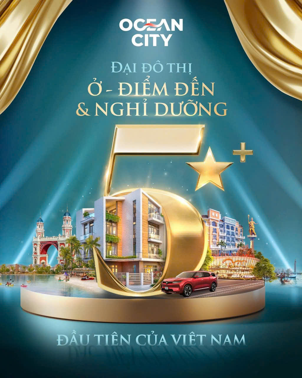 Ocean City - Đại đô thị để ở - Điểm đến & Nghỉ dưỡng 5 sao+ đầu tiên tại Việt Nam