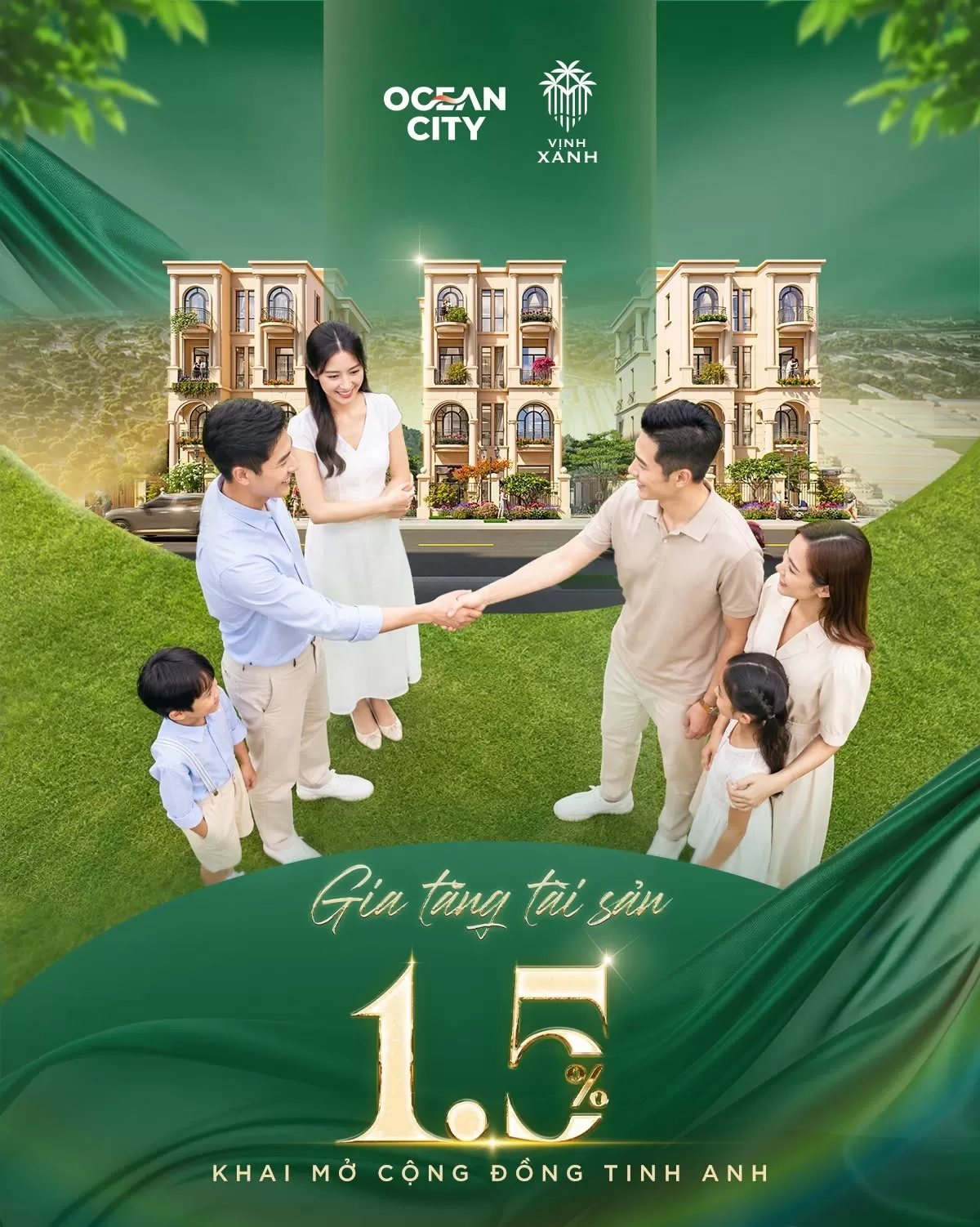 Gia tăng tài sản 1.5% khai mở cộng đồng tinh anh