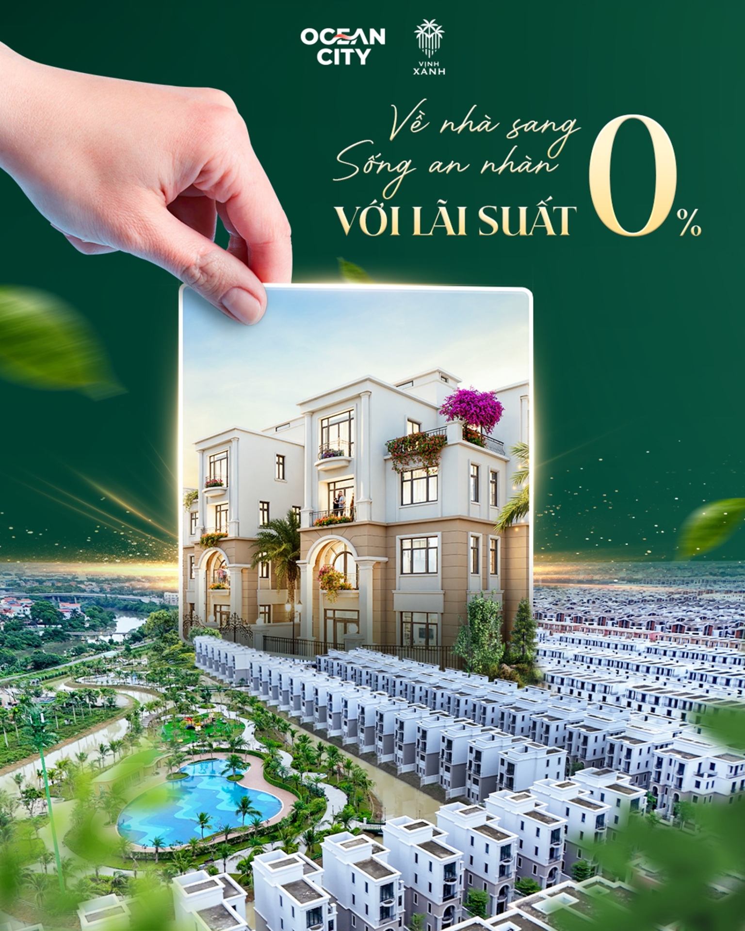 Về nhà sang, sống an nhàn với lãi suất 0%