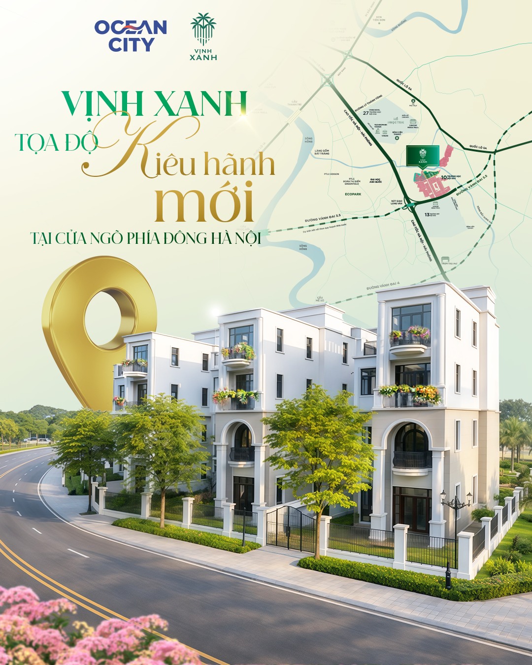 Vịnh Xanh - Tọa độ kiêu hãnh mới tại cửa ngõ Phía Đông Hà Nội