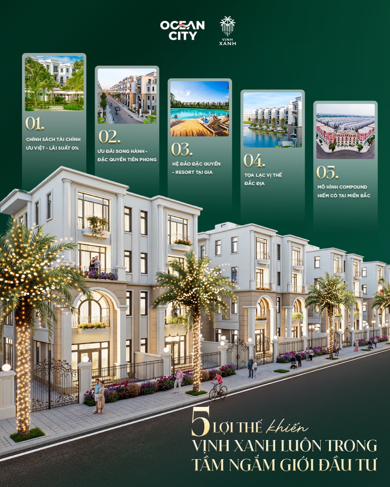 5 lý do không thể bỏ lỡ Compound Vịnh Xanh