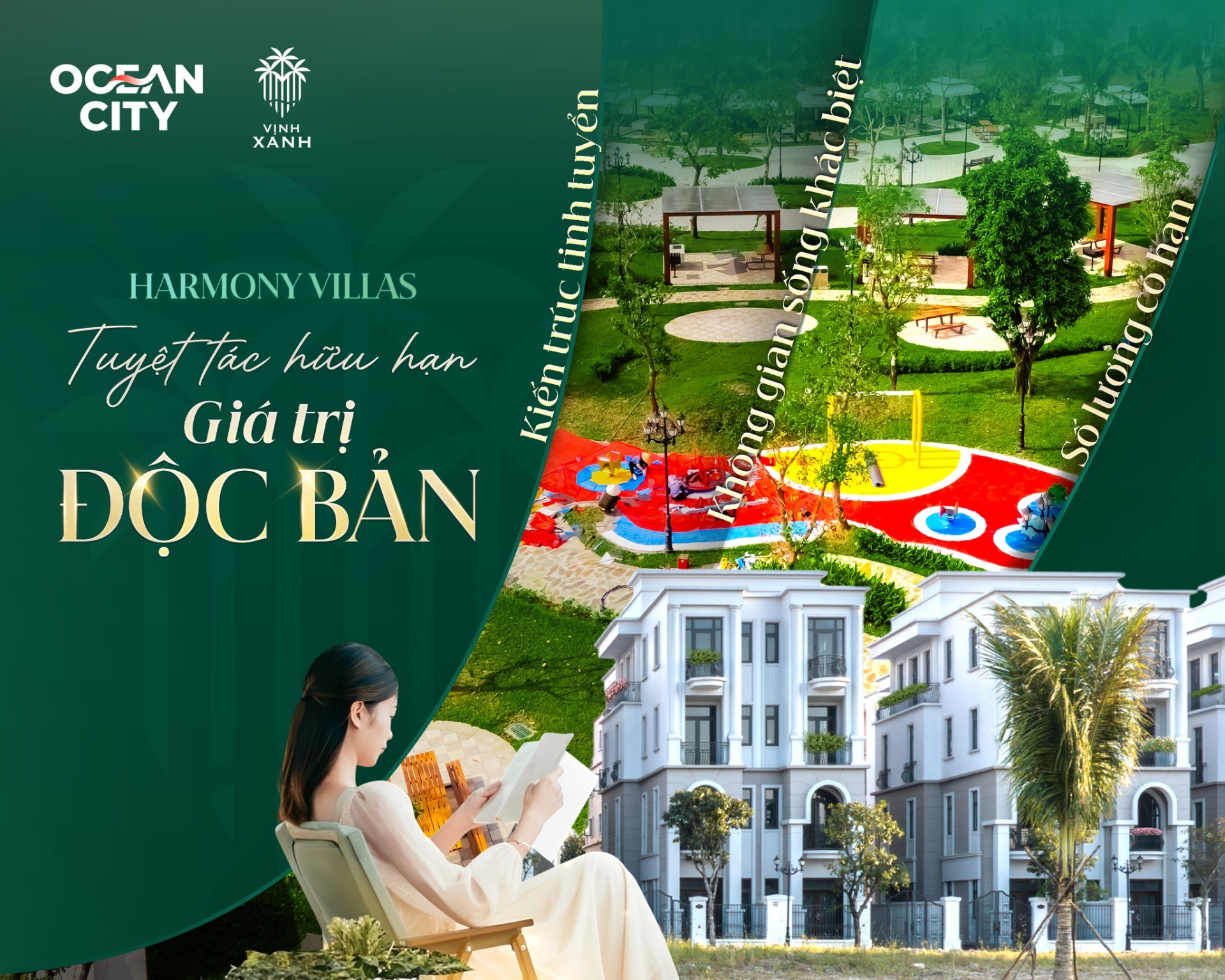 Harmony Villas - Tuyệt tác hữu hạn, giá trị độc bản