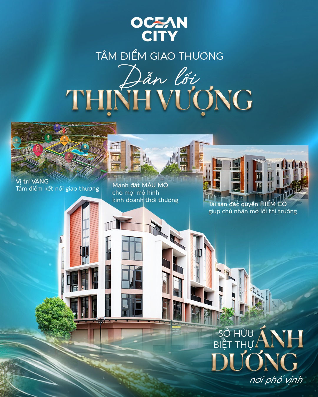[Bất Động Sản 68 - batdongsan68.vn] Vinhomes Ocean Park 2 - Vinhomes Ocean Park 3: Sở hữu vị trí chiến lược tại Ocean City, Biệt thự Ánh Dương không chỉ là nơi an cư đẳng cấp mà còn là “bệ phóng kinh doanh” cho những chủ nhân biết nắm bắt cơ hội thị trường. Hãy bước đi và để mỗi bước chân mang lại lợi thế đi trước một nhịp thương trường.