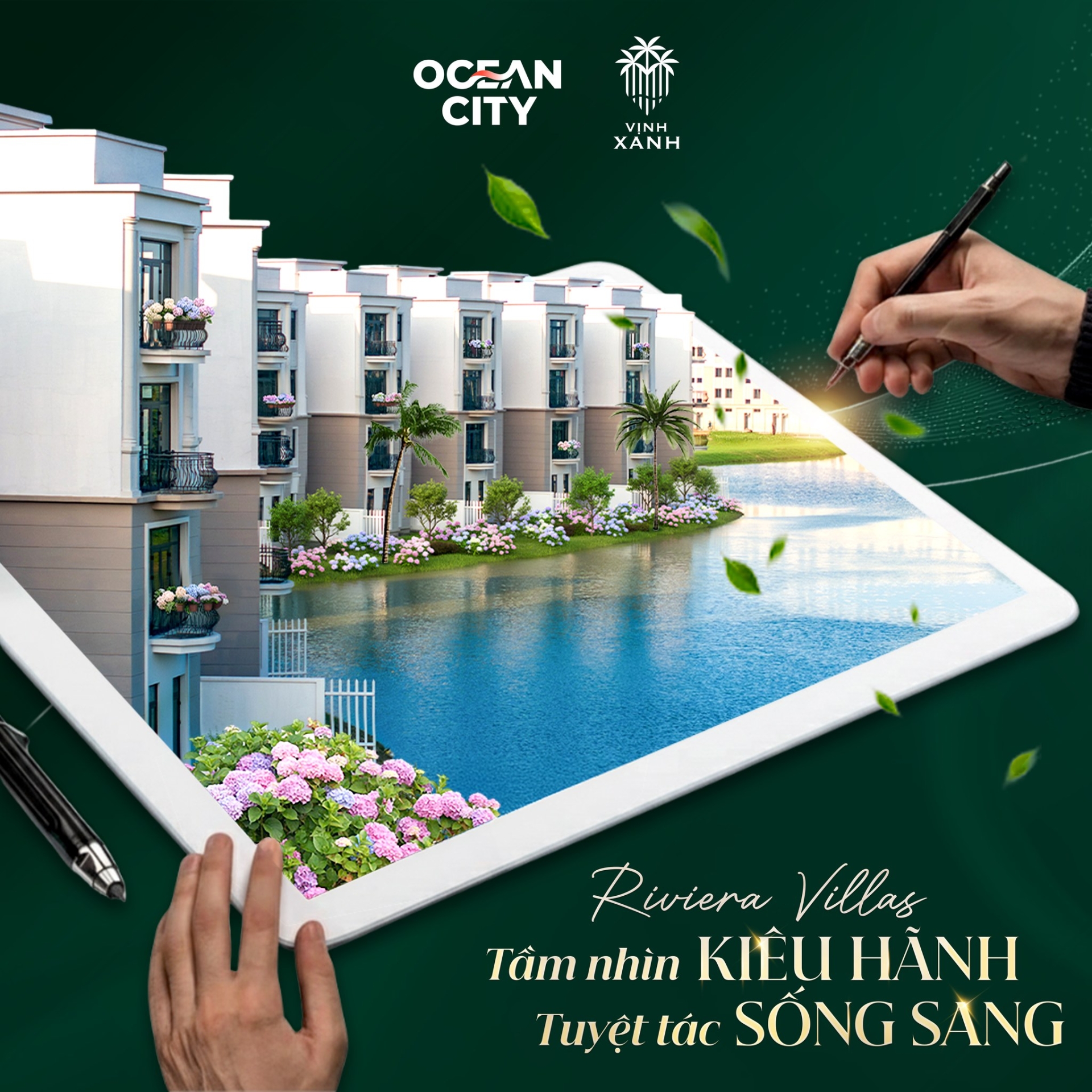 Riviera Villas - Tầm nhìn kiêu hãnh tuyệt tác sống sang