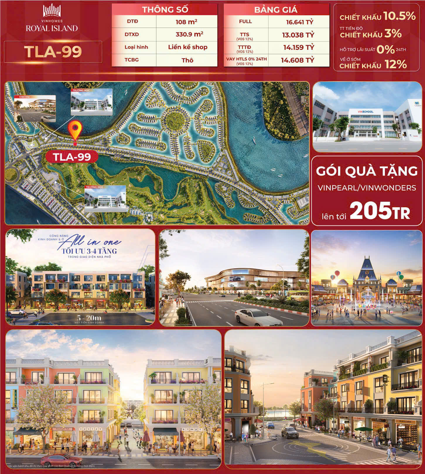 Tổng hợp quỹ căn độc quyền dự án Vinhomes Royal Island
