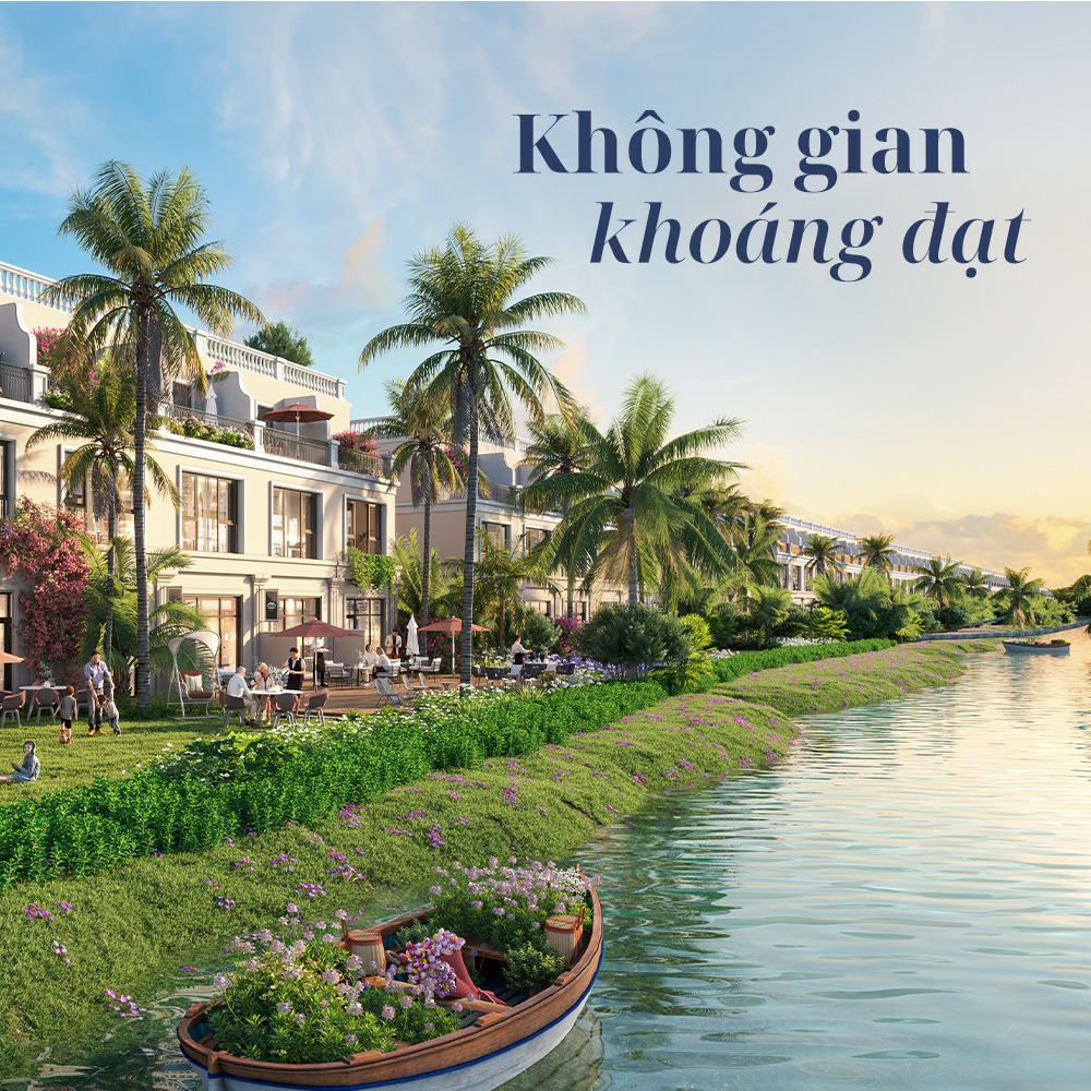 Shophouse hai mặt tiền Golfland chỉ từ 90tr/m2 nhưng hưởng trọn lợi thế Biệt thự ven sông & Sân Golf