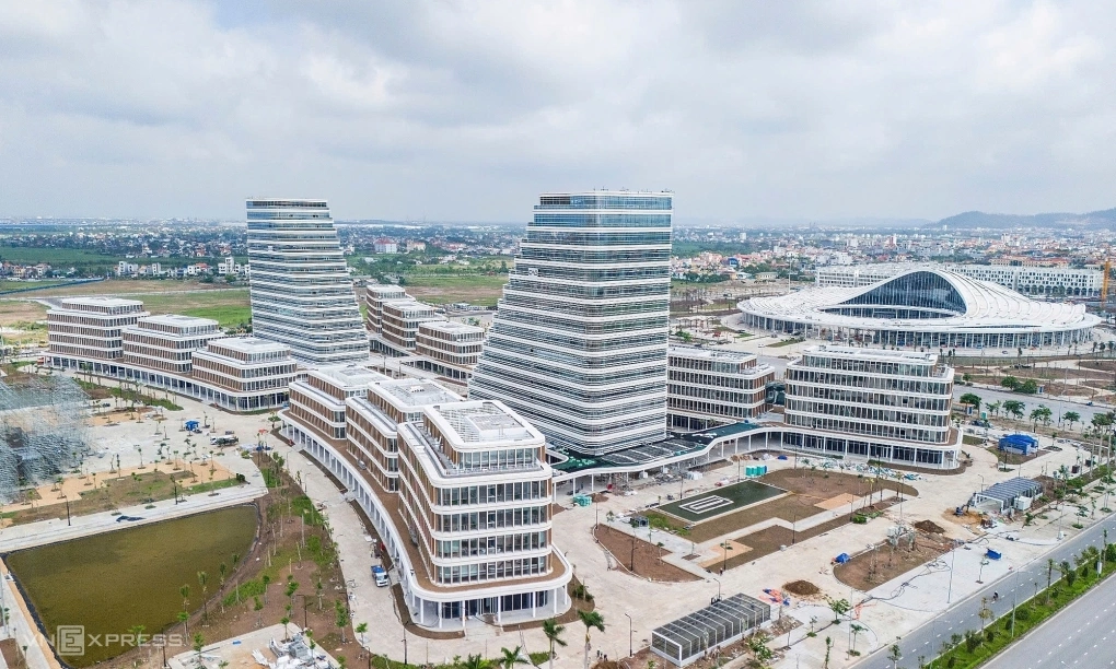 Khu vực Trung tâm chính trị - hành chính mới được đặt tại Thủy Nguyên, Hải Phòng sau hợp nhất với tỉnh Hải Dương. Ảnh: Lê Tân