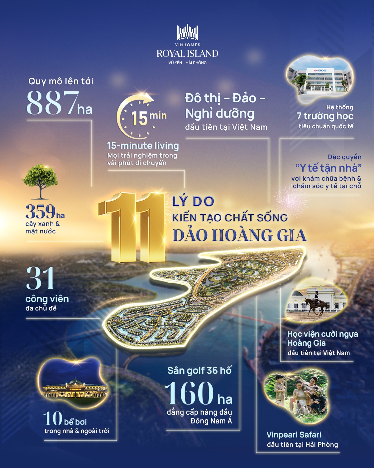 11 lý do kiến tạo chất sống Đảo Hoàng Gia