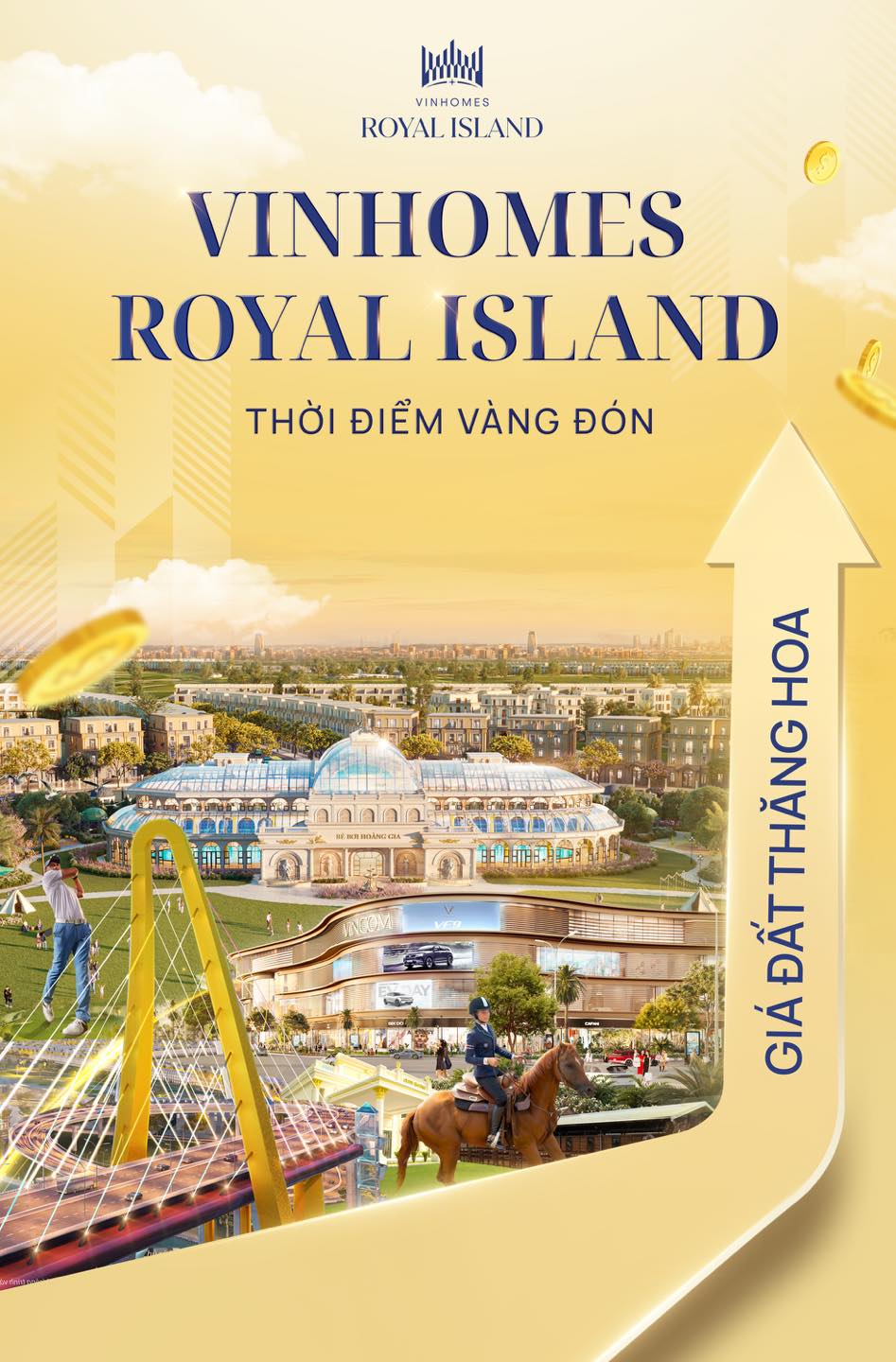Vinhomes Royal Island - Đầu tư thời điểm vàng, tiềm năng tăng trưởng thênh thang