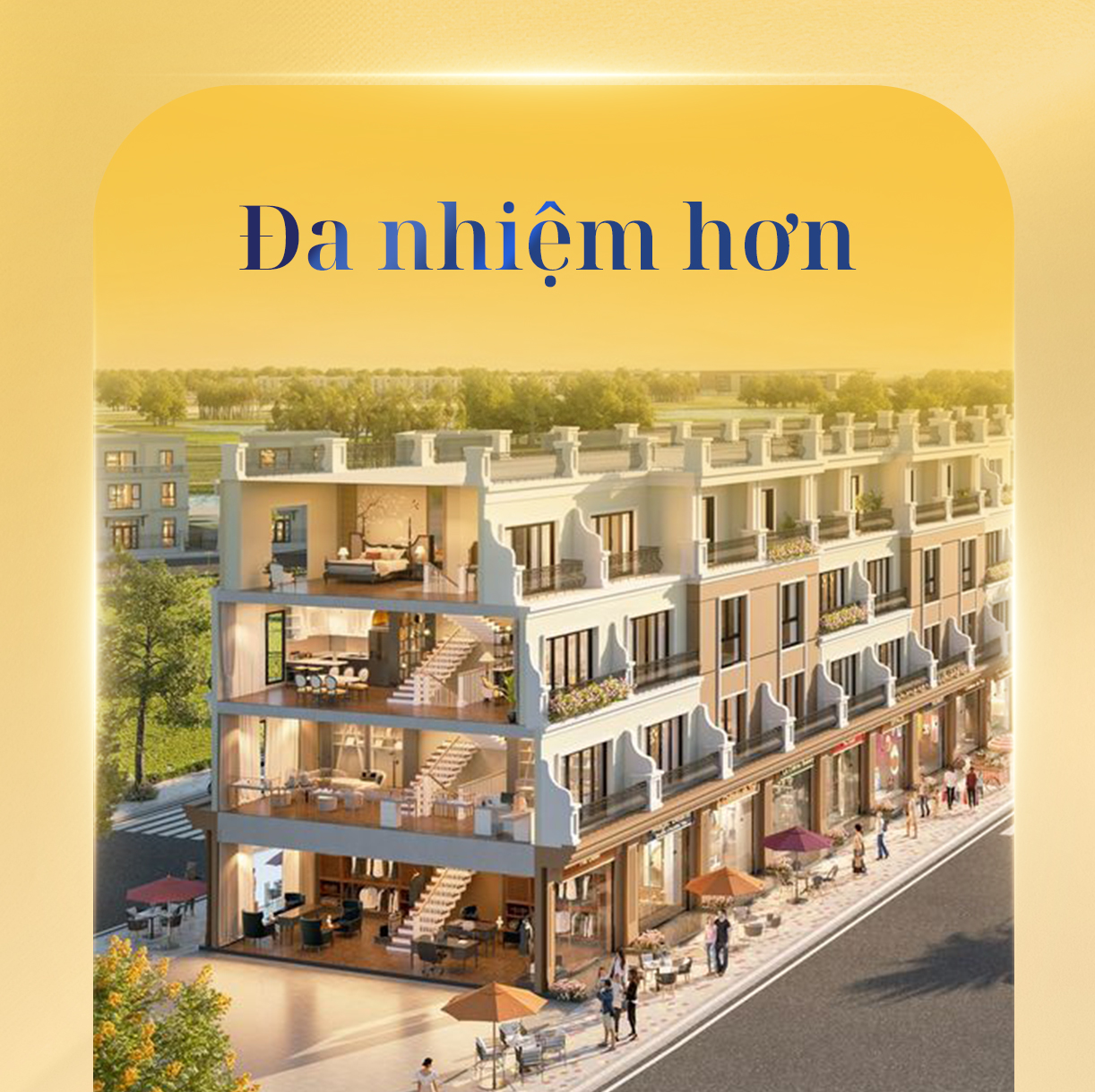 4 ưu thế vượt trội của Nhà phố Song Diện