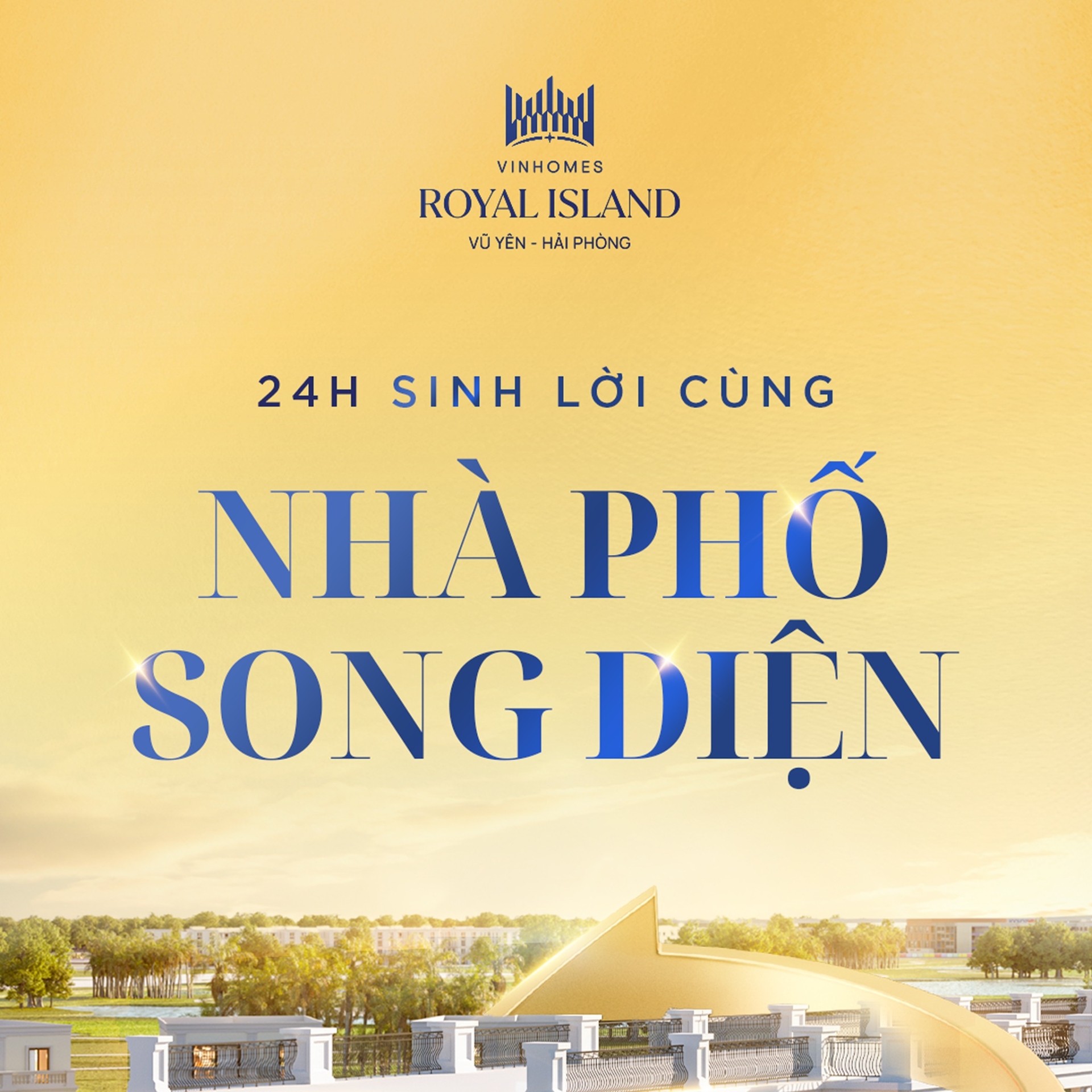 24h sinh lời cùng Nhà phố Song Diện