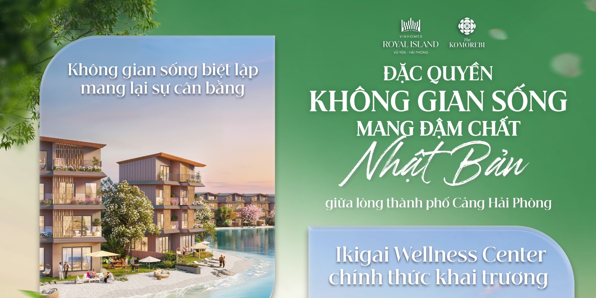 Đặc quyền không gian sống mang đậm chất Nhật Bản giữa lòng Thành phố Cảng Hải Phòng