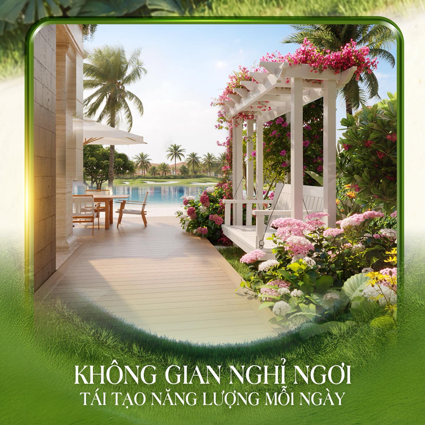 Lựa chọn nhà phố vườn: View trọn hồ cảnh quan - Bình yên sau hiên nhà