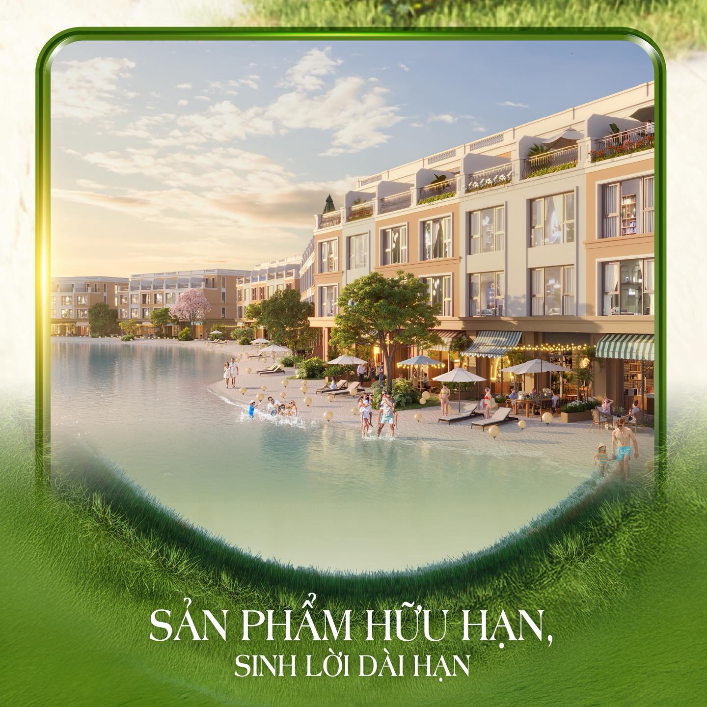 Lựa chọn nhà phố vườn: View trọn hồ cảnh quan - Bình yên sau hiên nhà