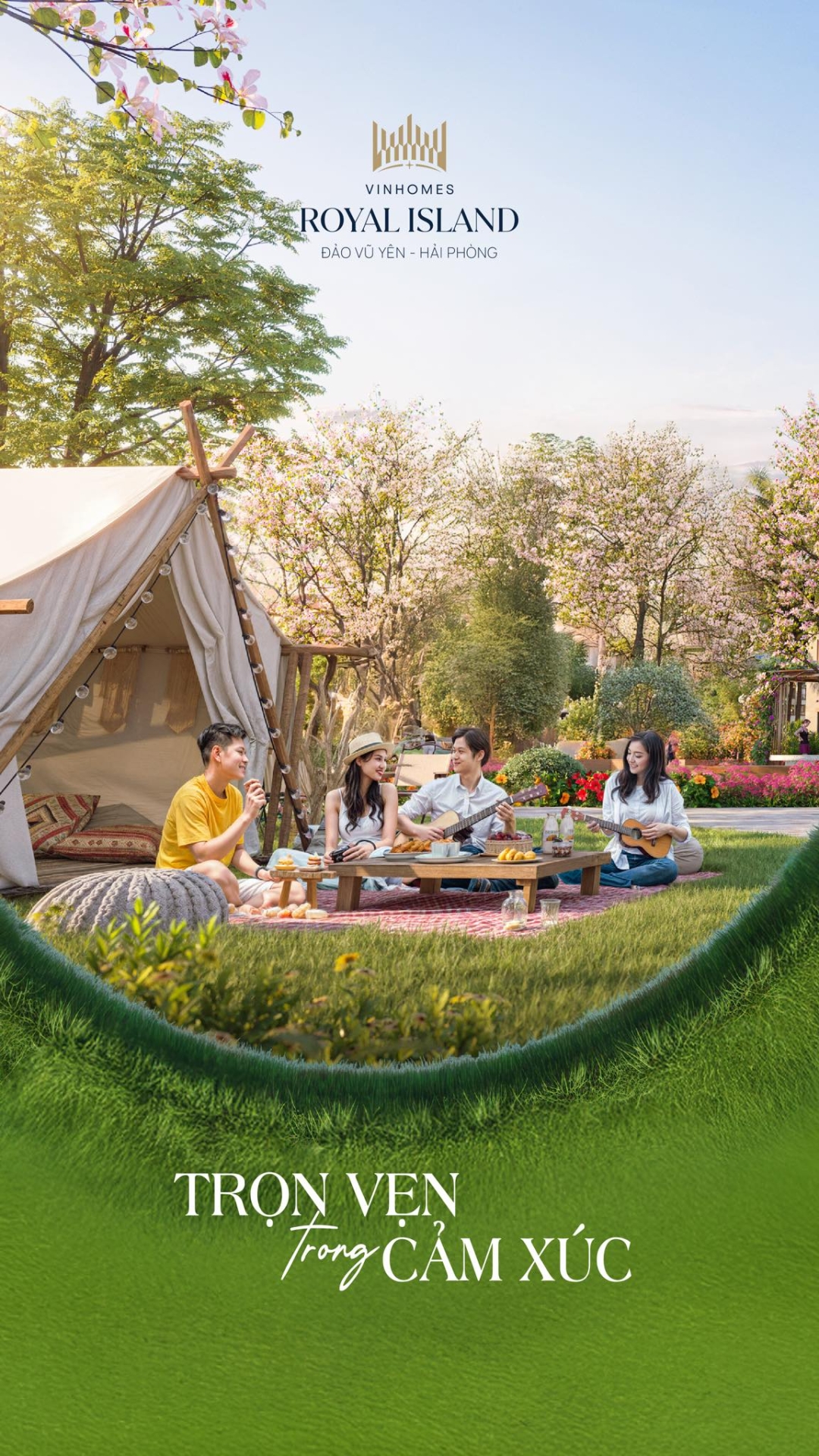 Vườn riêng giữa Đảo Ngọc - Đặc quyền hiếm có của chủ nhân Nhà phố vườn Vinhomes Royal Island