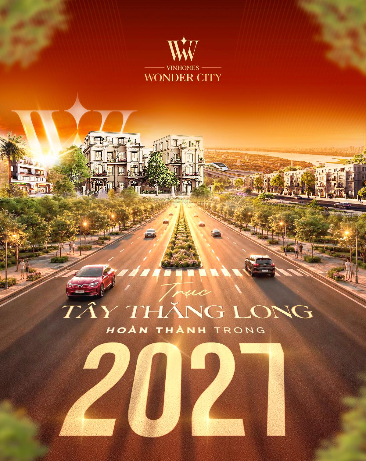 [Bất Động Sản 68 - batdongsan68.vn] Vinhomes Wonder City - Vinhomes Đan Phượng: Để đảm bảo ho&agrave;n th&agrave;nh to&agrave;n tuyến T&acirc;y Thăng Long v&agrave;o năm 2027, mới đ&acirc;y, B&iacute; thư Th&agrave;nh ủy H&agrave; Nội đ&atilde; trực tiếp y&ecirc;u cầu c&aacute;c đơn vị tập trung th&aacute;o gỡ dứt điểm c&aacute;c &ldquo;điểm nghẽn&rdquo; v&agrave; tăng tốc thi c&ocirc;ng. Đ&acirc;y l&agrave; th&ocirc;ng tin quy hoạch cực kỳ đắt gi&aacute;, khẳng định khả năng vươn m&igrave;nh mạnh mẽ v&agrave; tiến độ về đ&iacute;ch thần tốc của tuyến giao th&ocirc;ng huyết mạch. Hạ tầng mở lối, phồn vinh cận kề. Vinhomes Wonder City ch&iacute;nh l&agrave; t&acirc;m điểm an cư v&agrave; đầu tư kh&ocirc;ng thể bỏ lỡ tại chu kỳ thịnh vượng mới của ph&iacute;a T&acirc;y H&agrave; Nội!