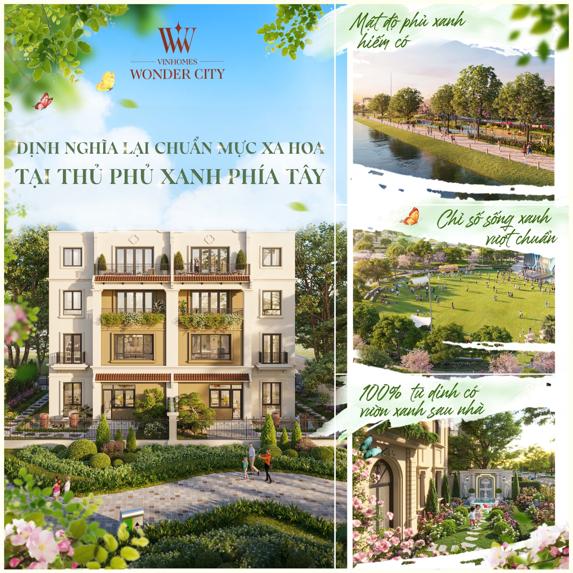 Tái định nghĩa chuẩn mực sống xa hoa tại Thủ phủ xanh Phía Tây