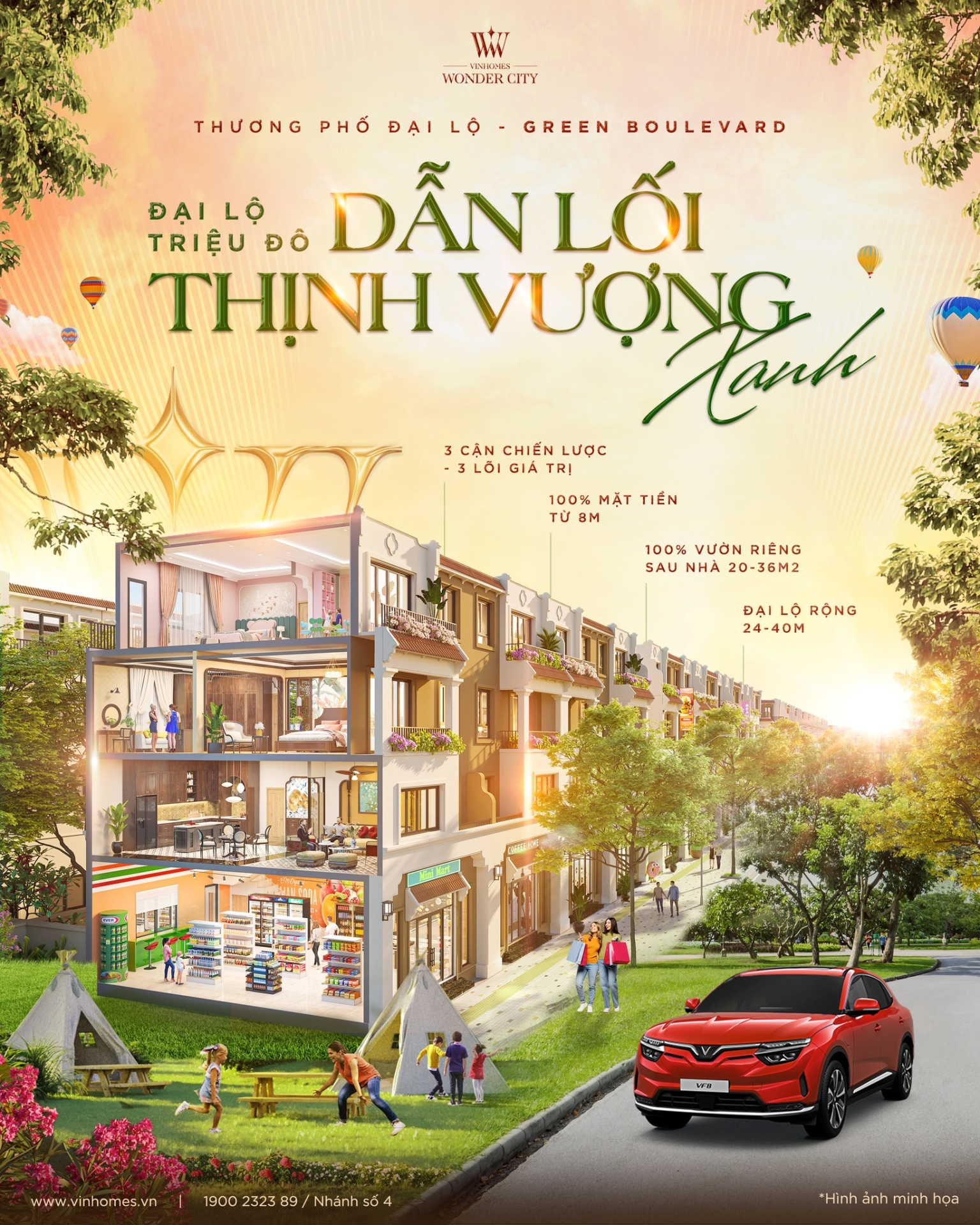 Thương phố Đại lộ triệu đô - Dẫn lối Thịnh Vượng xanh