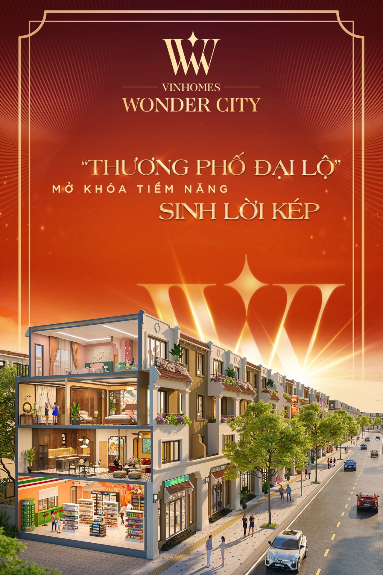 “Thương phố Đại lộ” Vinhomes Wonder City - Mở khóa tiềm năng sinh lời kép