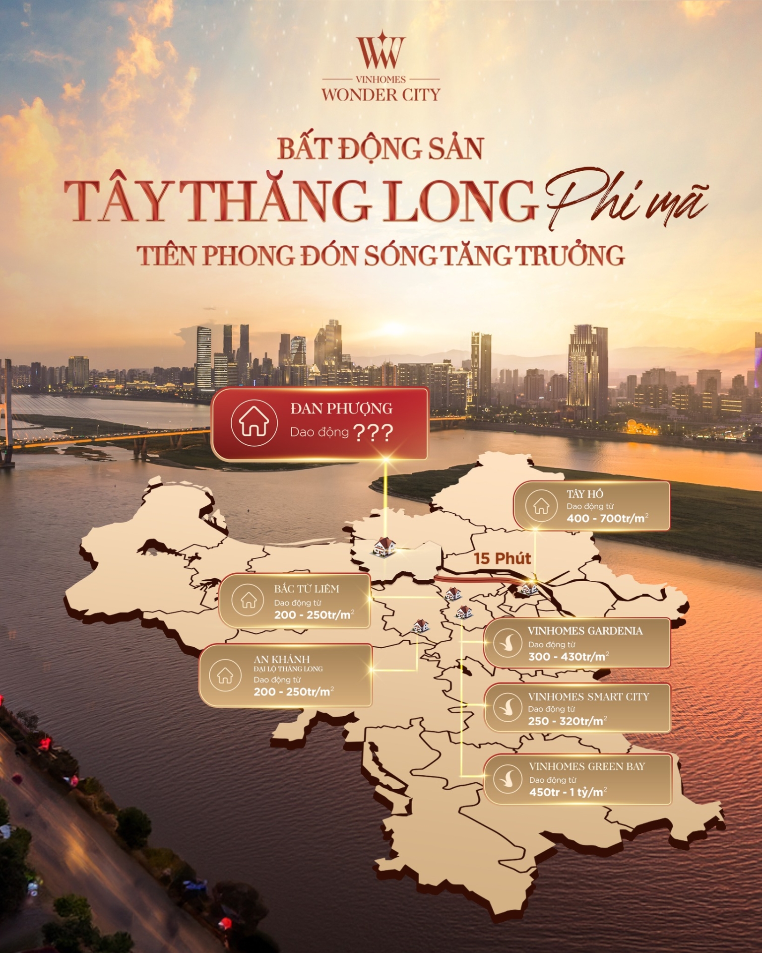 Bất động sản Tây Thăng Long phi mã - Tiên phong đón sóng tăng trưởng