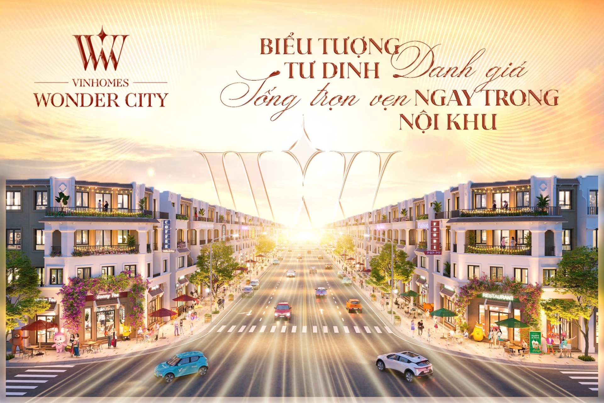 Vinhomes Wonder City - Biểu tượng tư dinh danh giá - Sống trọn vẹn ngay trong nội khu