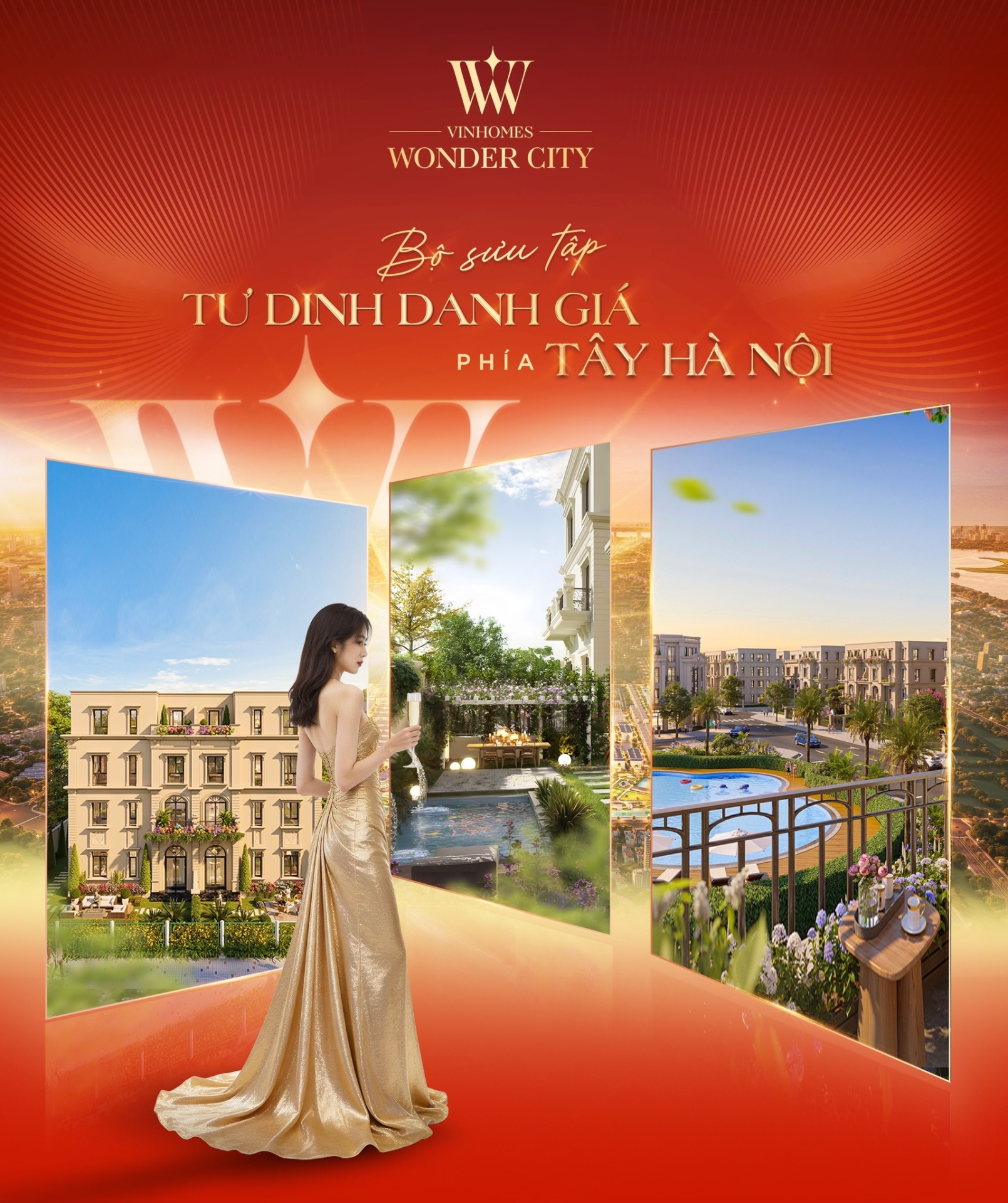 [Bất Động Sản 68 - batdongsan68.vn] Vinhomes Wonder City - Vinhomes Đan Phượng: Từ Tokyo, London đến Greenwich hay Surrey, giới si&ecirc;u gi&agrave;u to&agrave;n cầu lu&ocirc;n lựa chọn sống ngo&agrave;i l&otilde;i trung t&acirc;m - nơi c&oacute; kh&ocirc;ng gian xanh rộng mở, sự ri&ecirc;ng tư tuyệt đối v&agrave; những tư dinh mang t&iacute;nh định danh vị thế. Tại ph&iacute;a T&acirc;y H&agrave; Nội, Vinhomes Wonder City đang kiến tạo chuẩn sống ấy với bộ sưu tập tư dinh danh gi&aacute; ngay tr&ecirc;n trục đại lộ T&acirc;y Thăng Long - t&acirc;m mạch ph&aacute;t triển mới của Thủ đ&ocirc;.