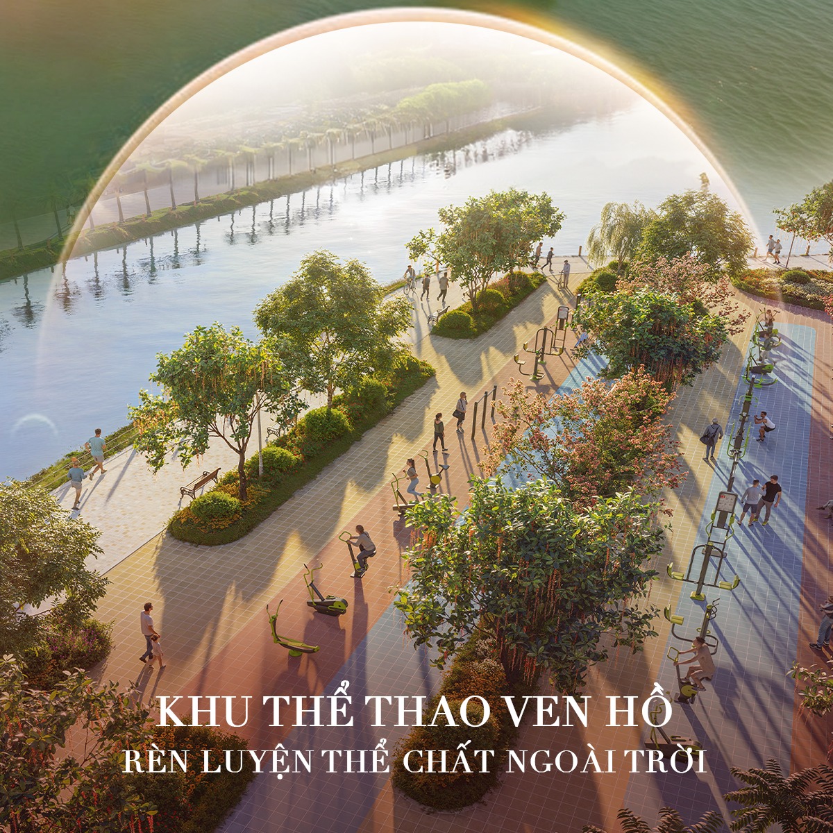 Trải nghiệm 145.000m2 tiện ích thời thượng bên sông