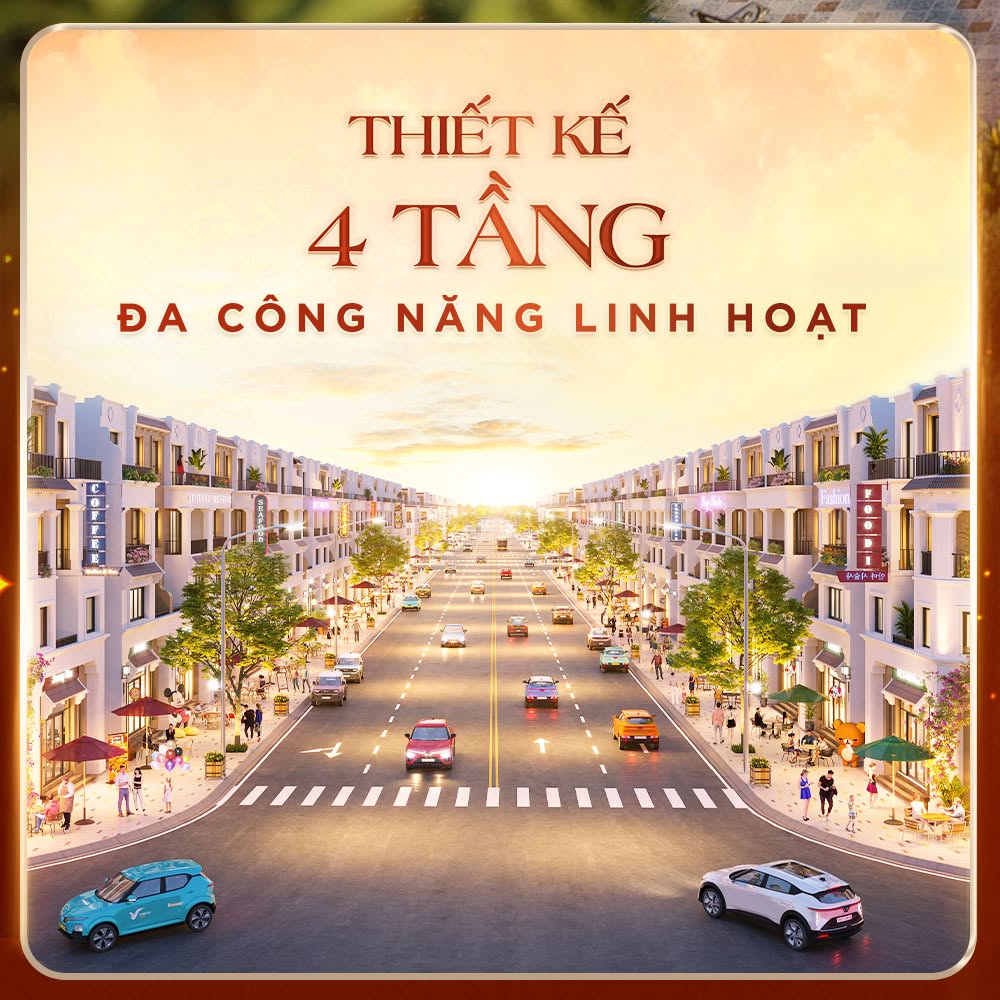 Hàng hiếm: Thương phố Đại lộ 120m2, gấp đôi mặt tiền - Nhân hai giá trị