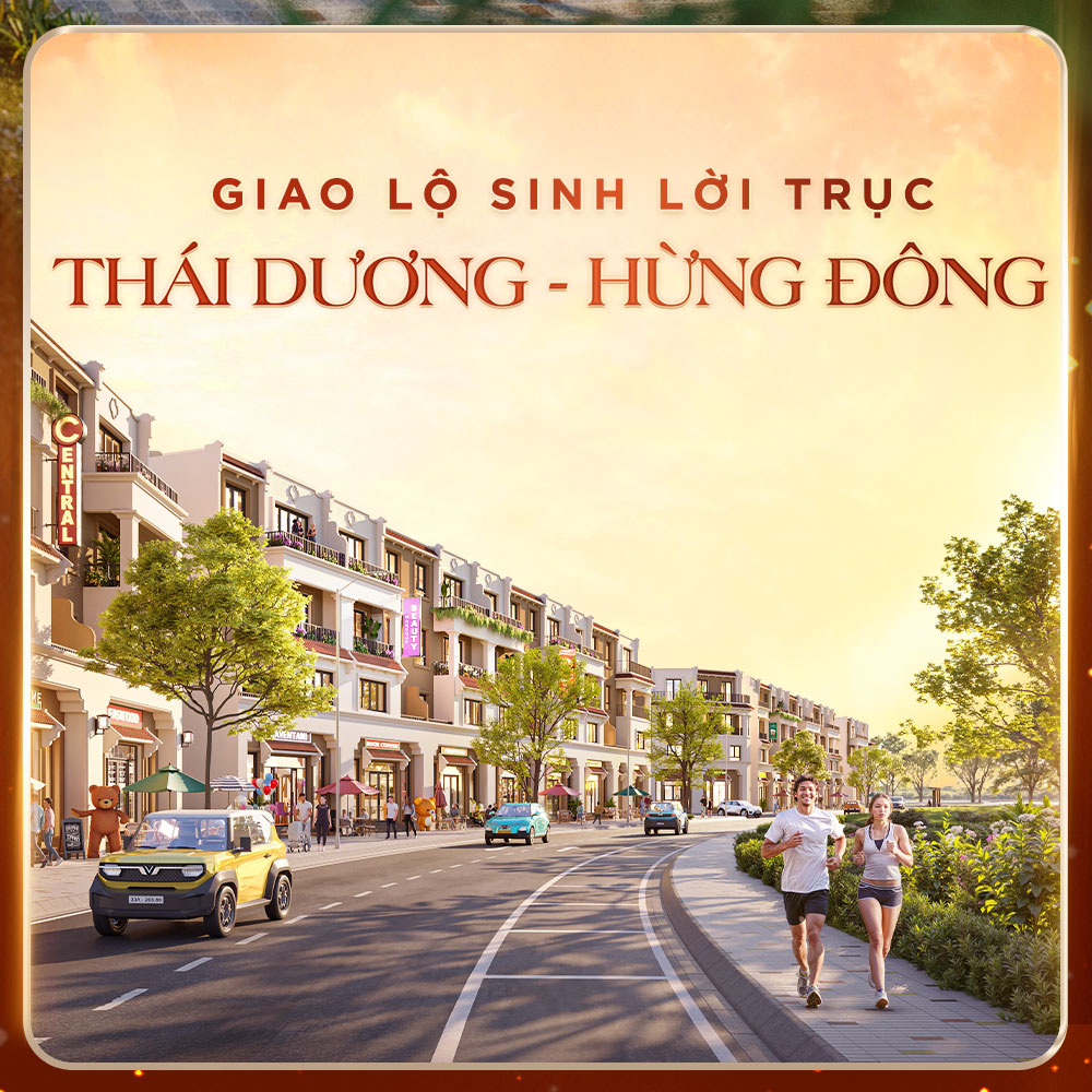 Hàng hiếm: Thương phố Đại lộ 120m2, gấp đôi mặt tiền - Nhân hai giá trị
