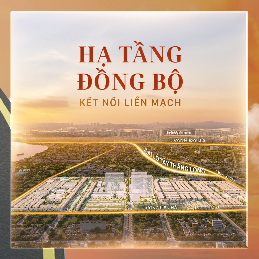 Đại lộ Tây Thăng Long - Mạch sống cho The 8:120 Collection
