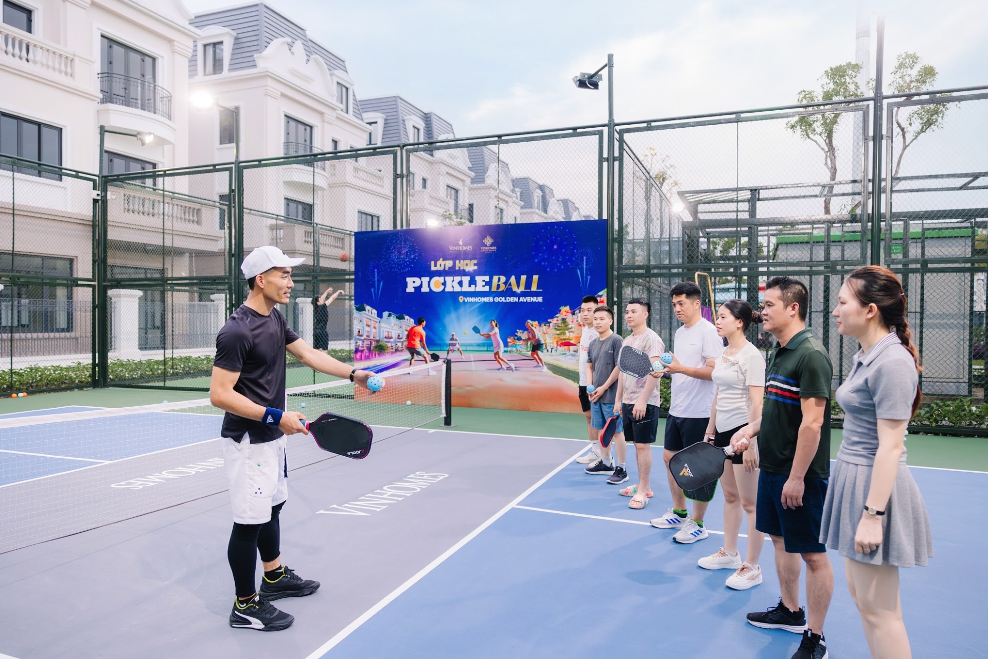 Tháng 7 này: Chính thức khai trương lớp học Pickleball miễn phí tại Vinhomes Golden Avenue