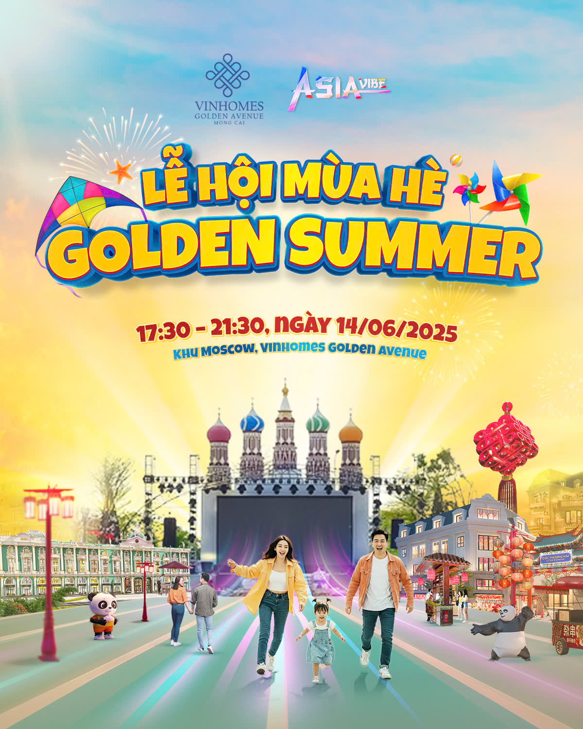 Golden Summer Festival - Mùa Hè rực rỡ, ký ức đầy màu sắc tại Vinhomes Golden Avenue