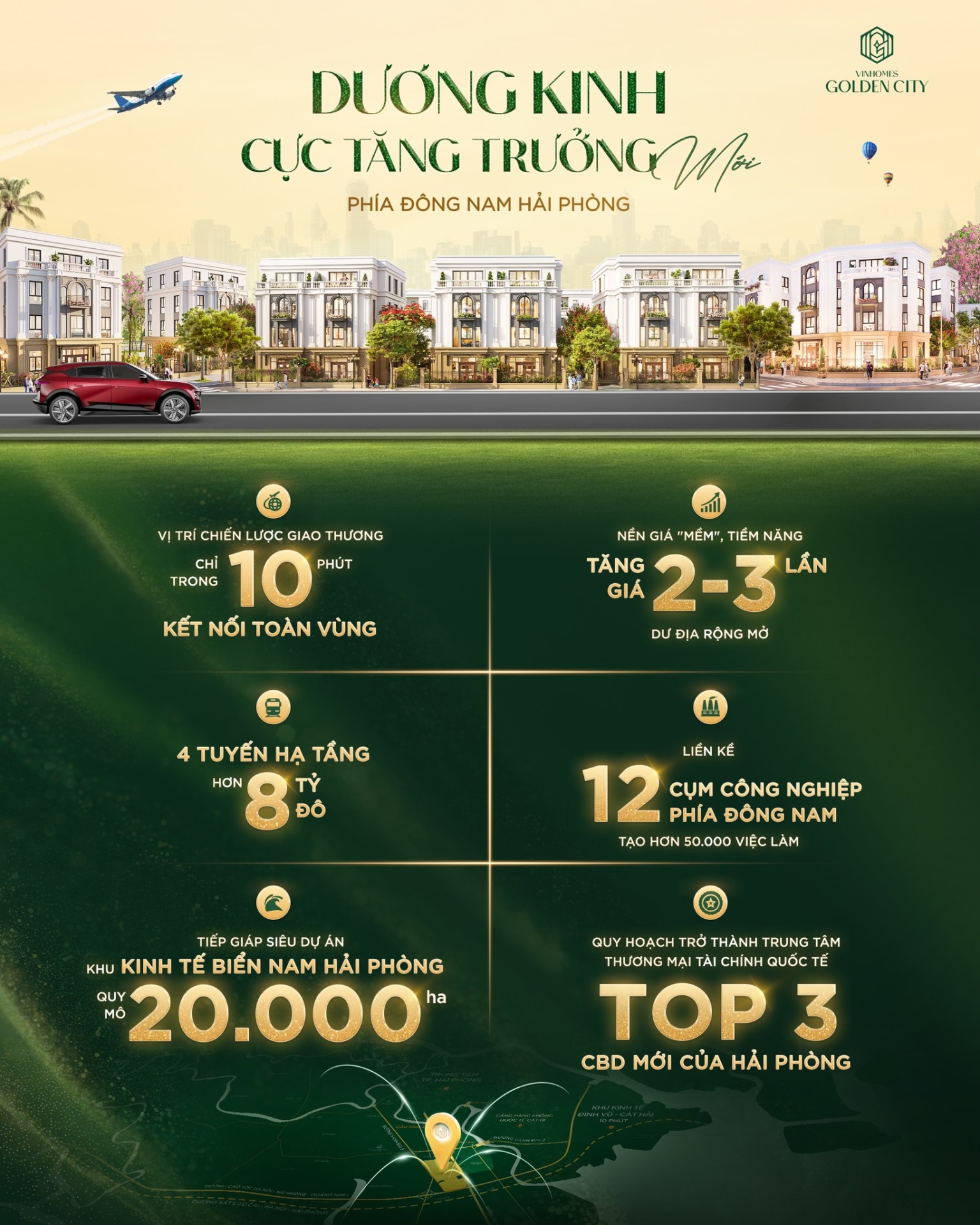 Dương Kinh: Cực tăng trưởng mới phía Đông Nam Hải Phòng