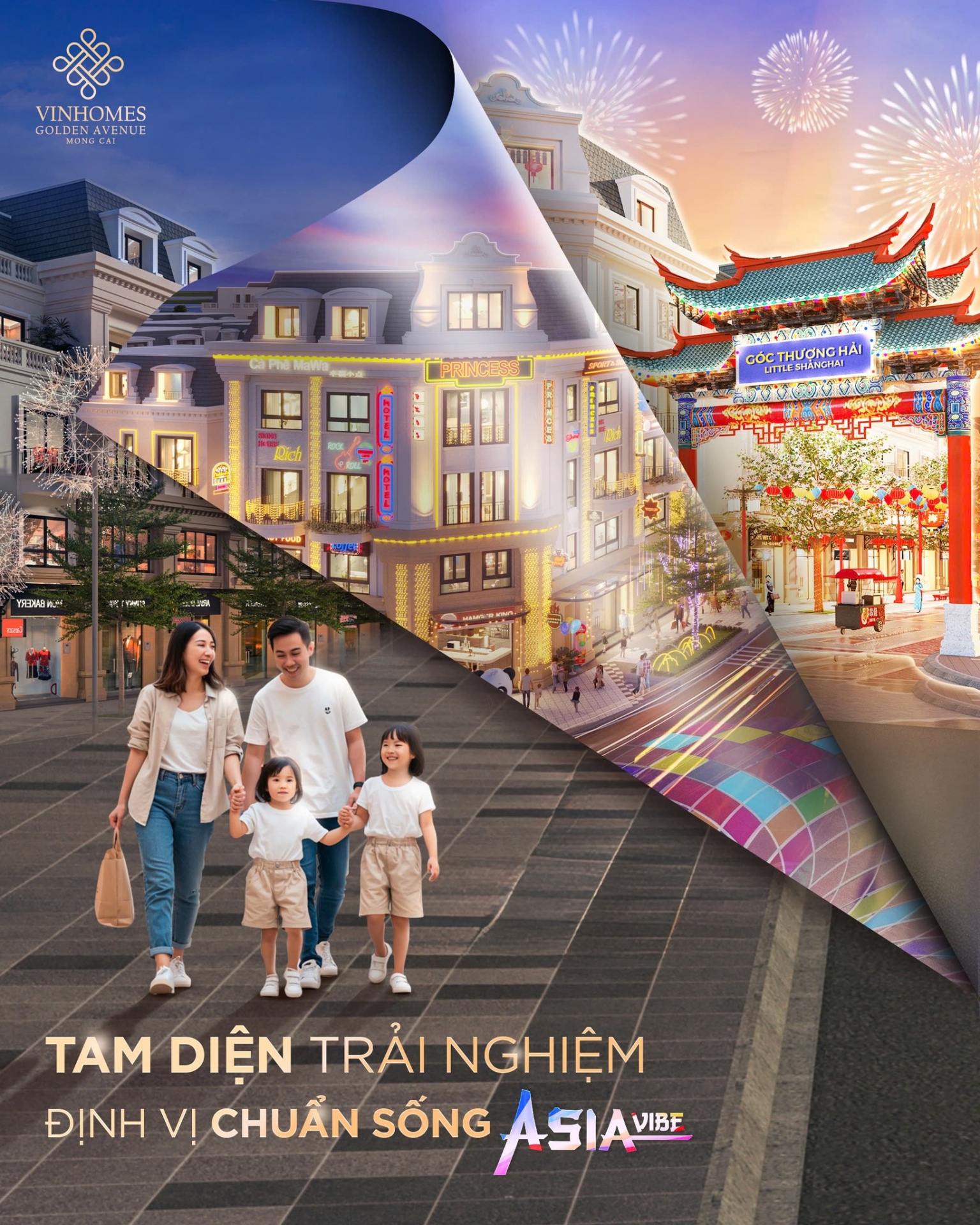 Tam diện trải nghiệm - Định vị chuẩn sống đỉnh cao tại Asia Vibe