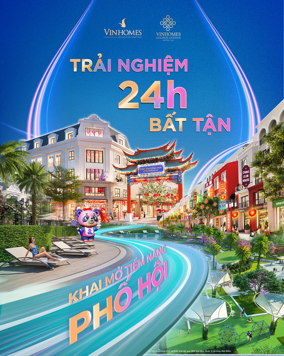 Asia Vibe - Trải nghiệm 24h sống động tại Vinhomes Golden Avenue