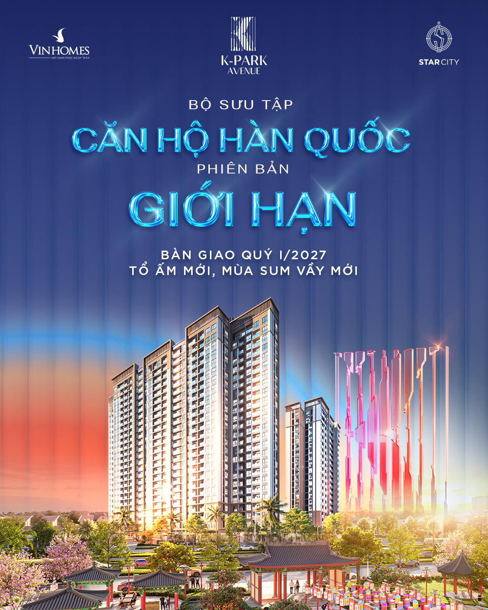 Bộ sưu tập căn hộ Hàn Quốc phiên bản giới hạn sắp ra mặt tại K-Park Avenue